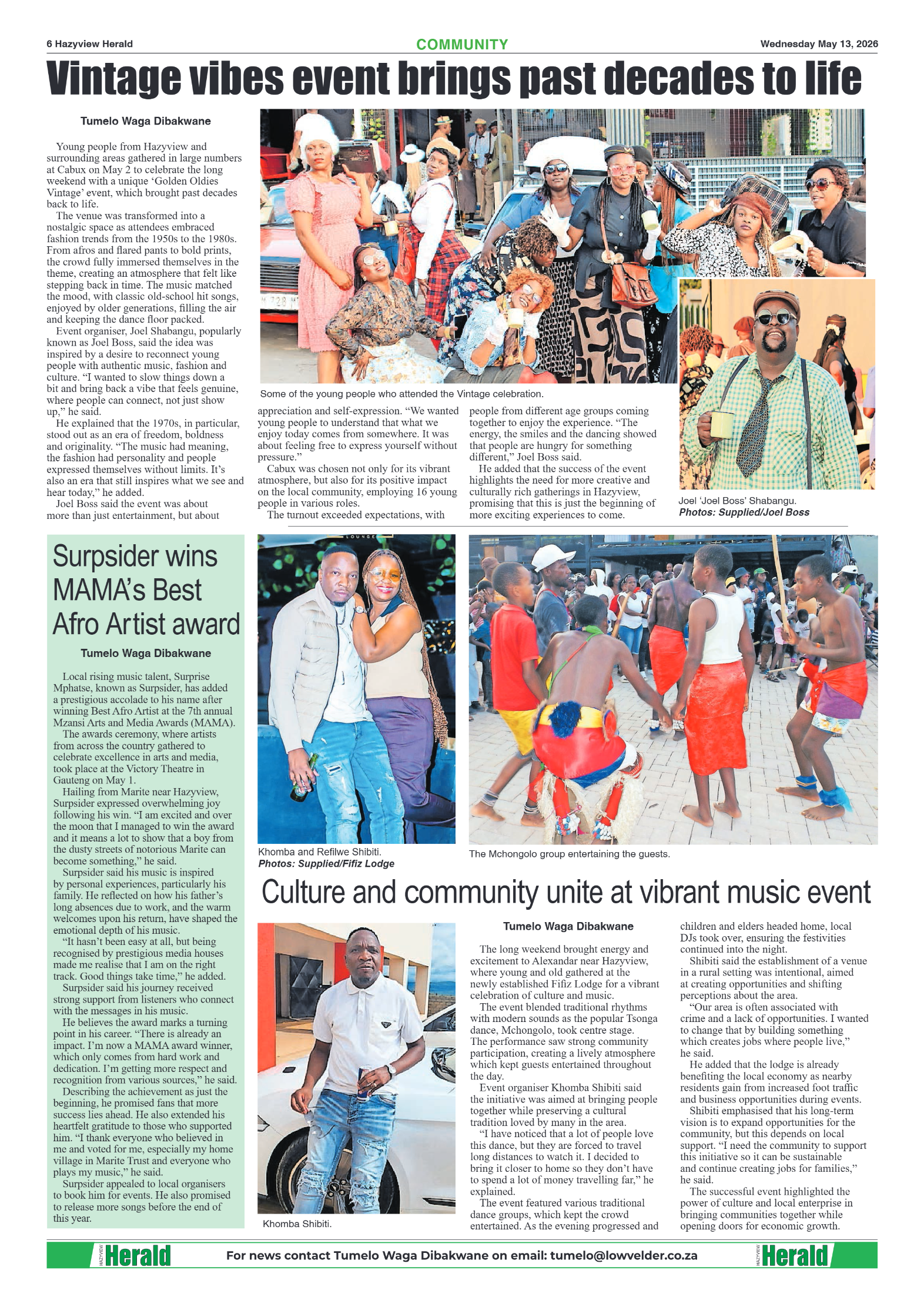 Hazyview Herald 13 May 2026 page 6