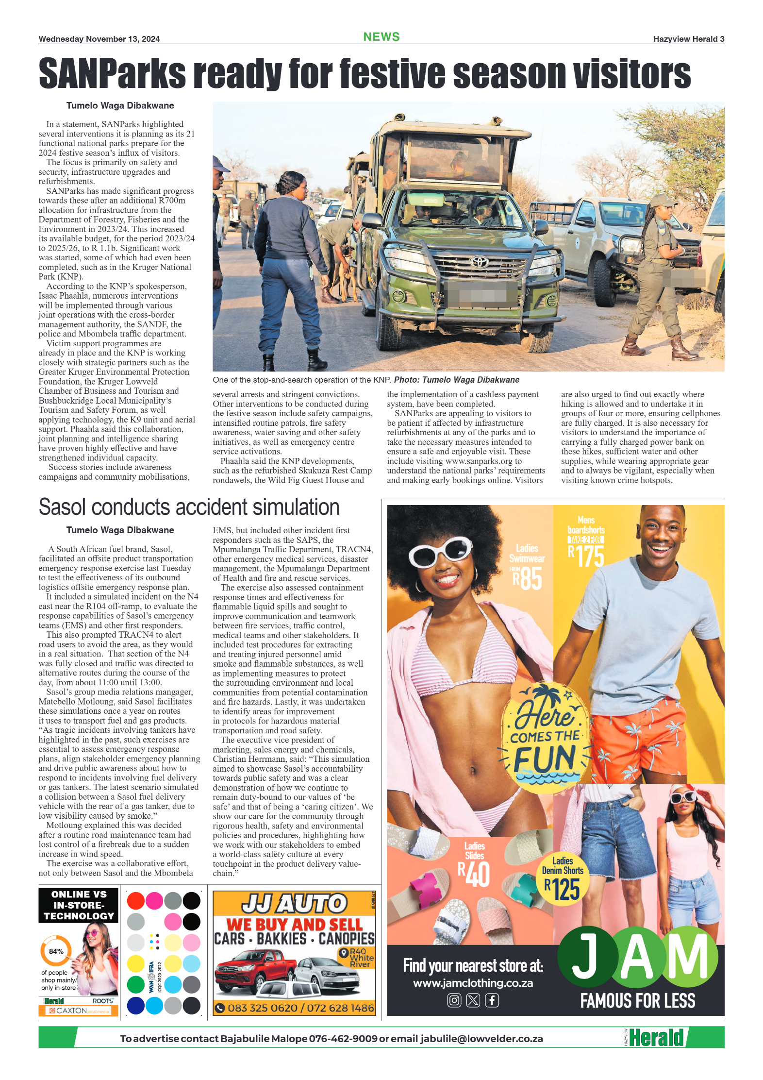 Hazyview Herald 13 November 2024 page 3