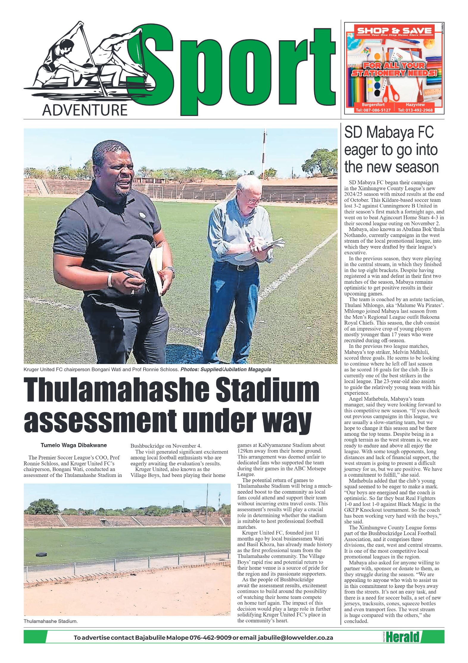 Hazyview Herald 13 November 2024 page 8