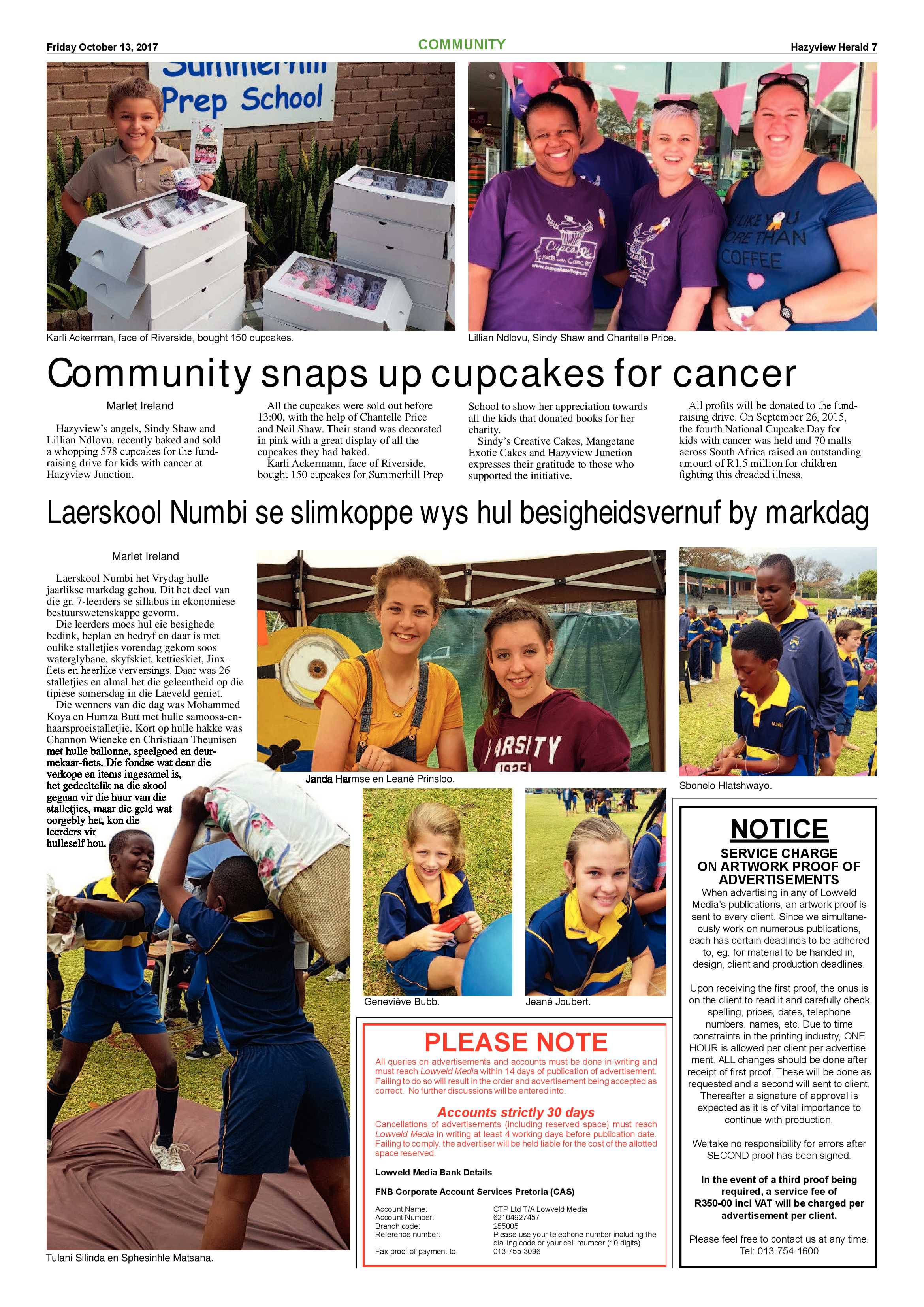 Hazyview Herald 13 October 2017 page 7