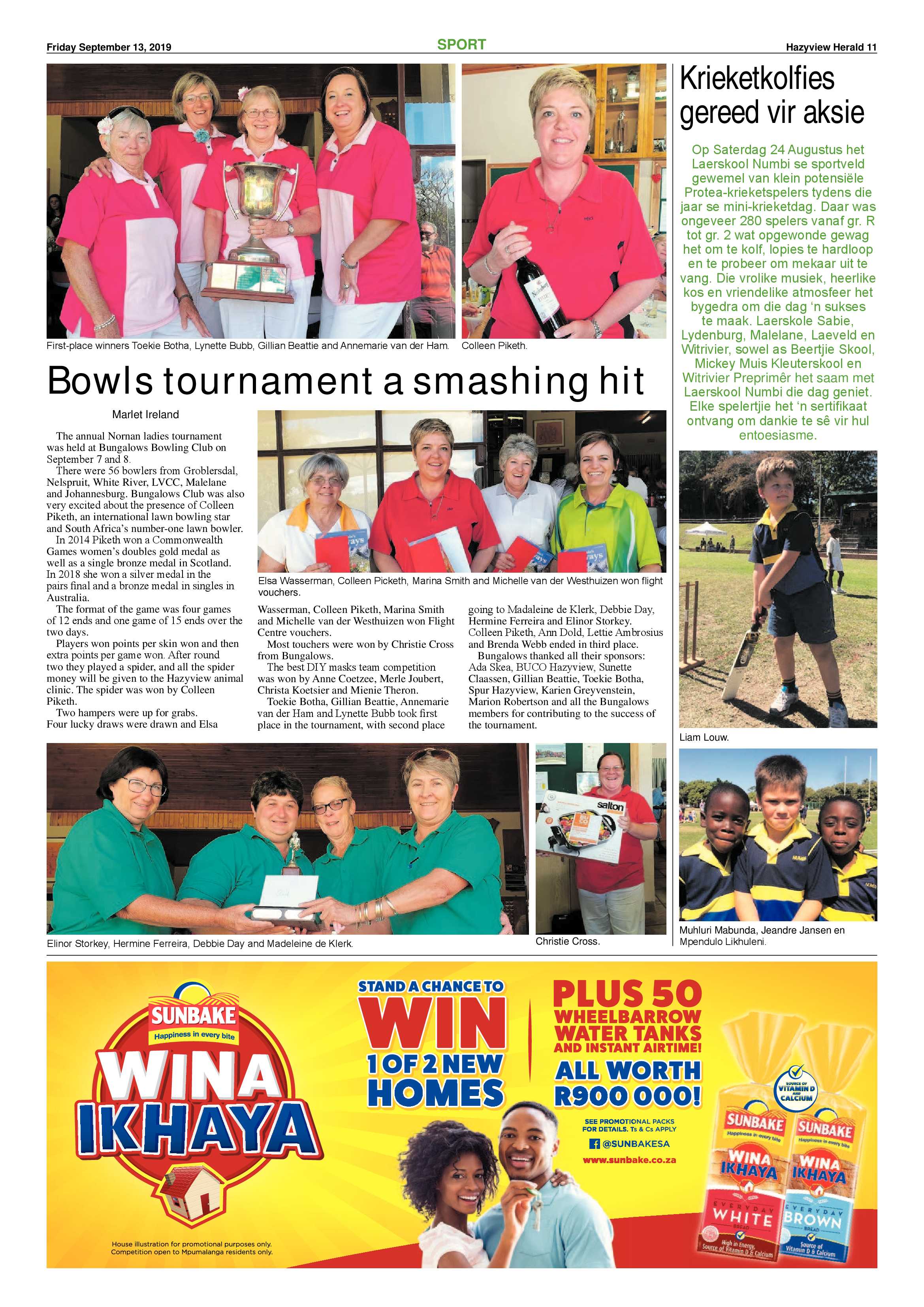Hazyview Herald 13 September 2019 page 11