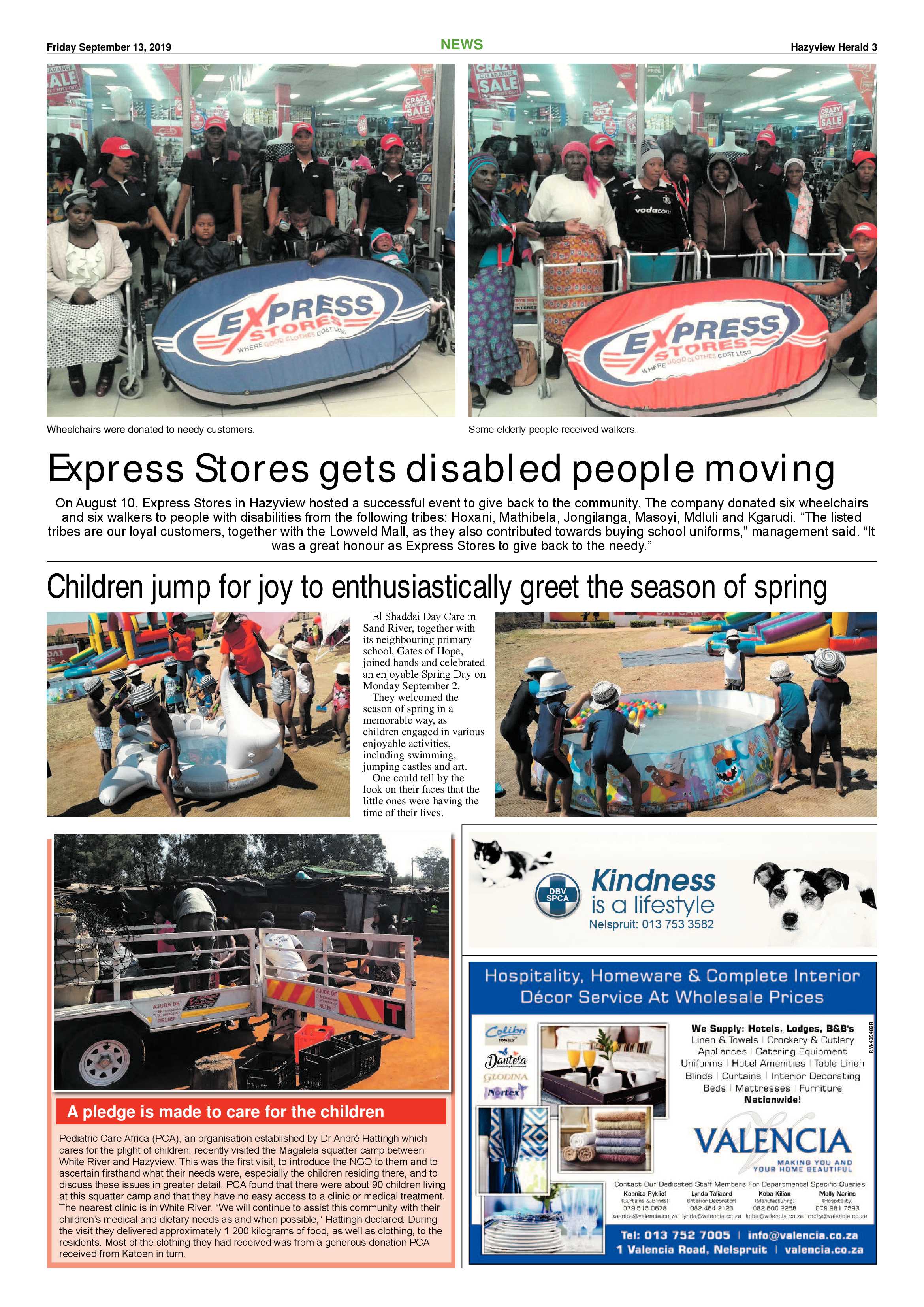 Hazyview Herald 13 September 2019 page 3