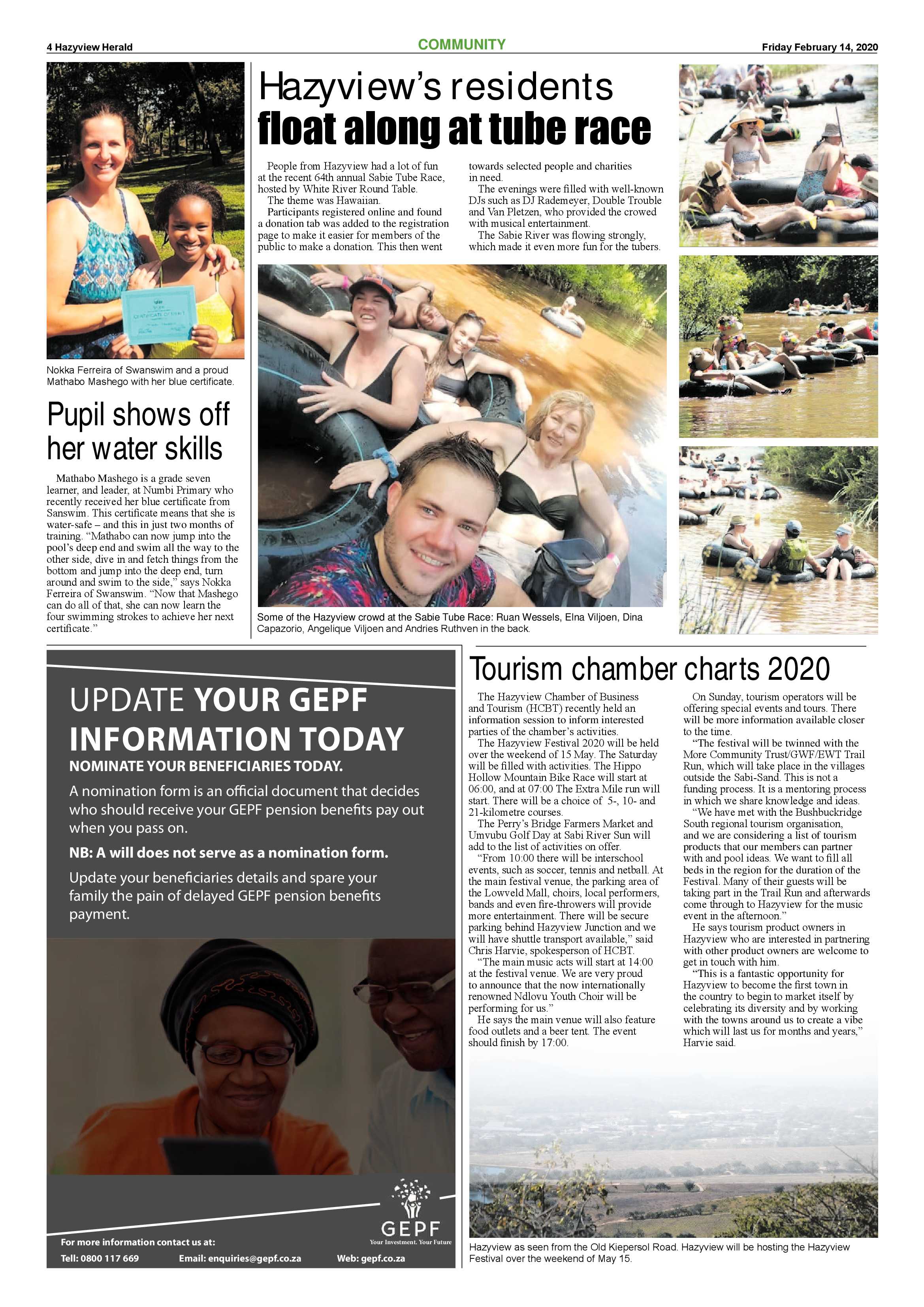 Hazyview Herald 14 February 2020 page 4