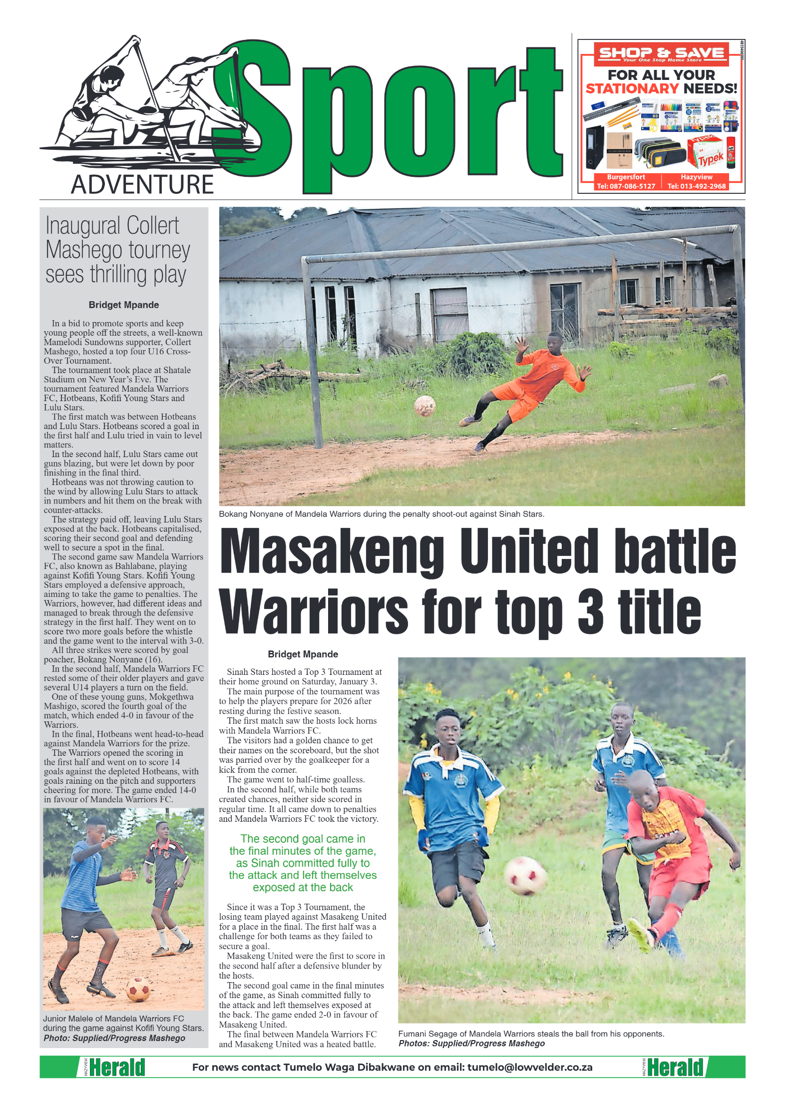 Hazyview Herald 14 January 2026 page 4