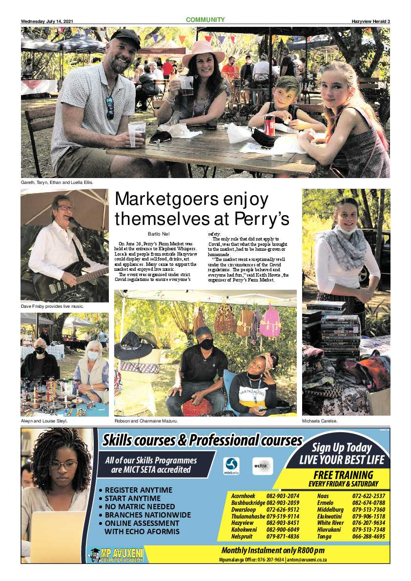 Hazyview Herald 14 July 2021 page 3