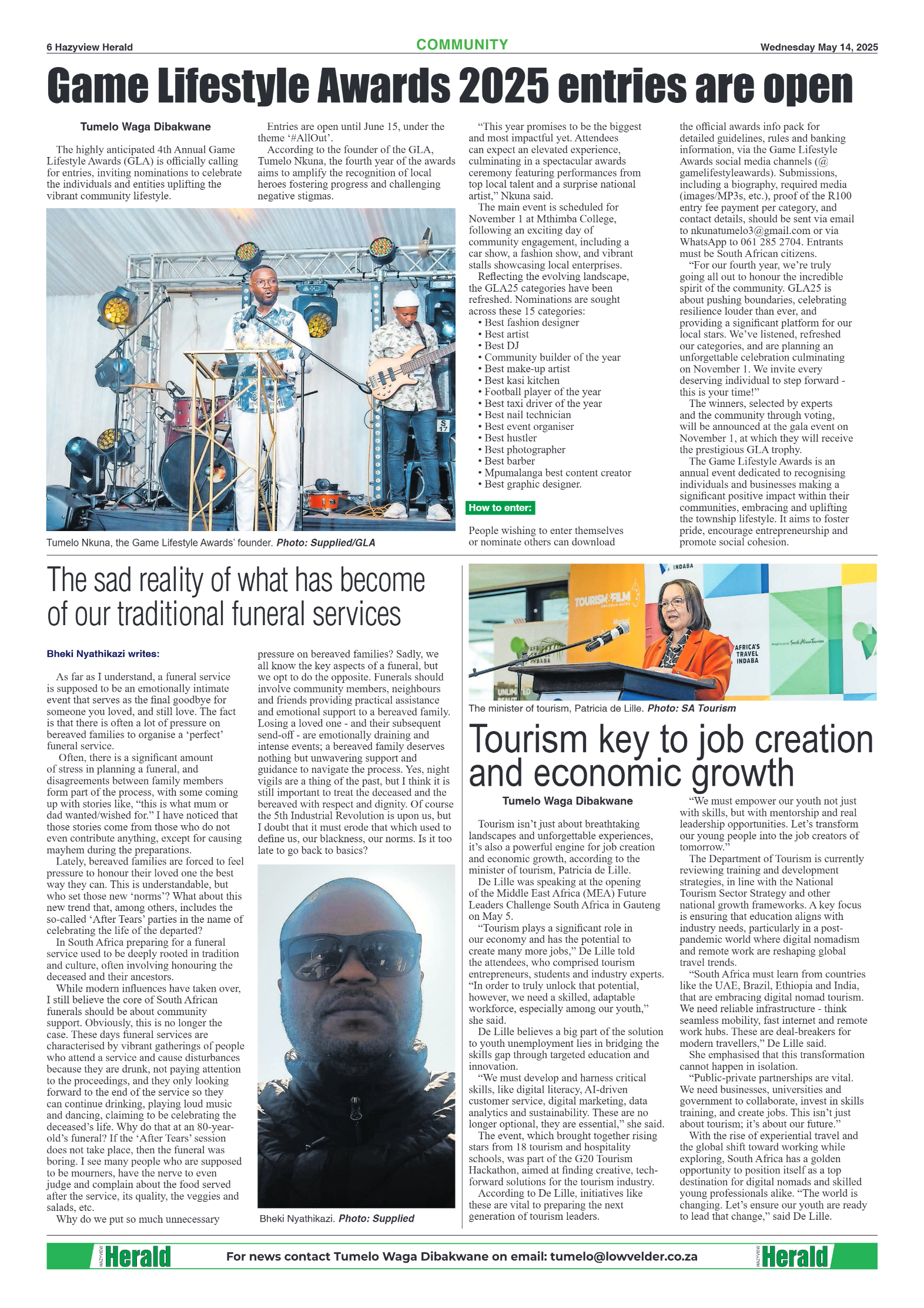 Hazyview Herald 14 May 2025 page 6