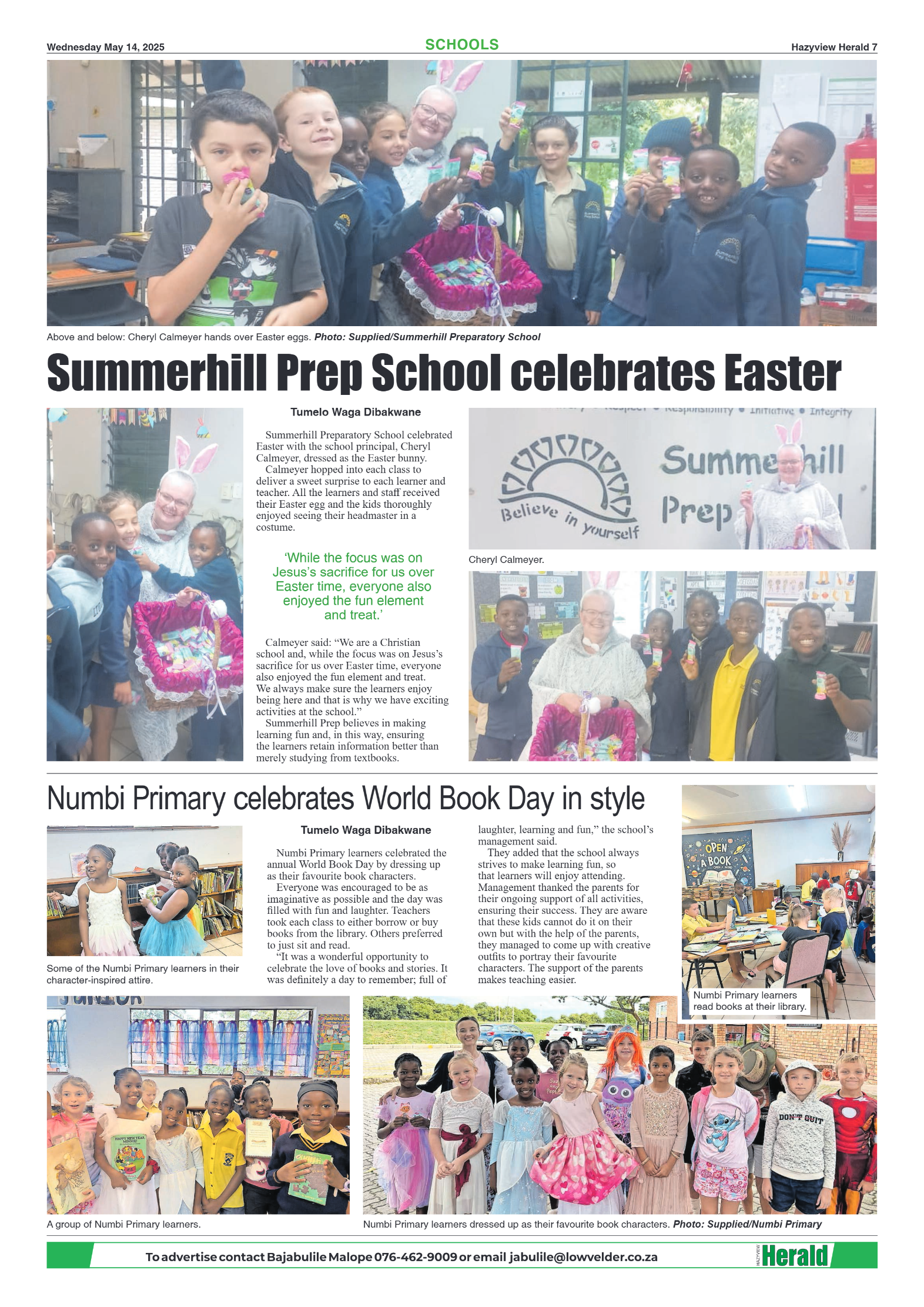 Hazyview Herald 14 May 2025 page 7