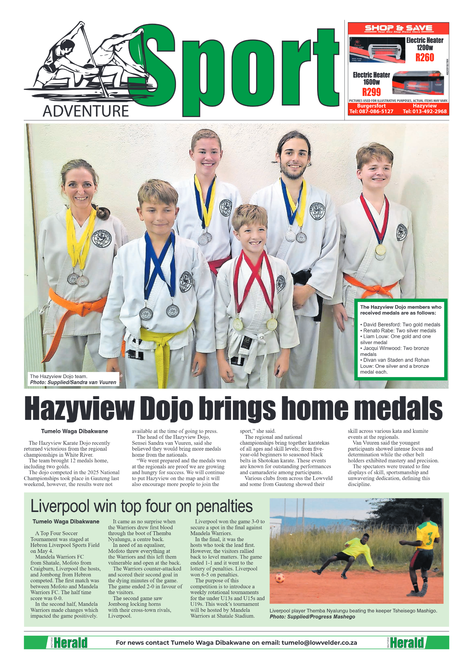 Hazyview Herald 14 May 2025 page 8