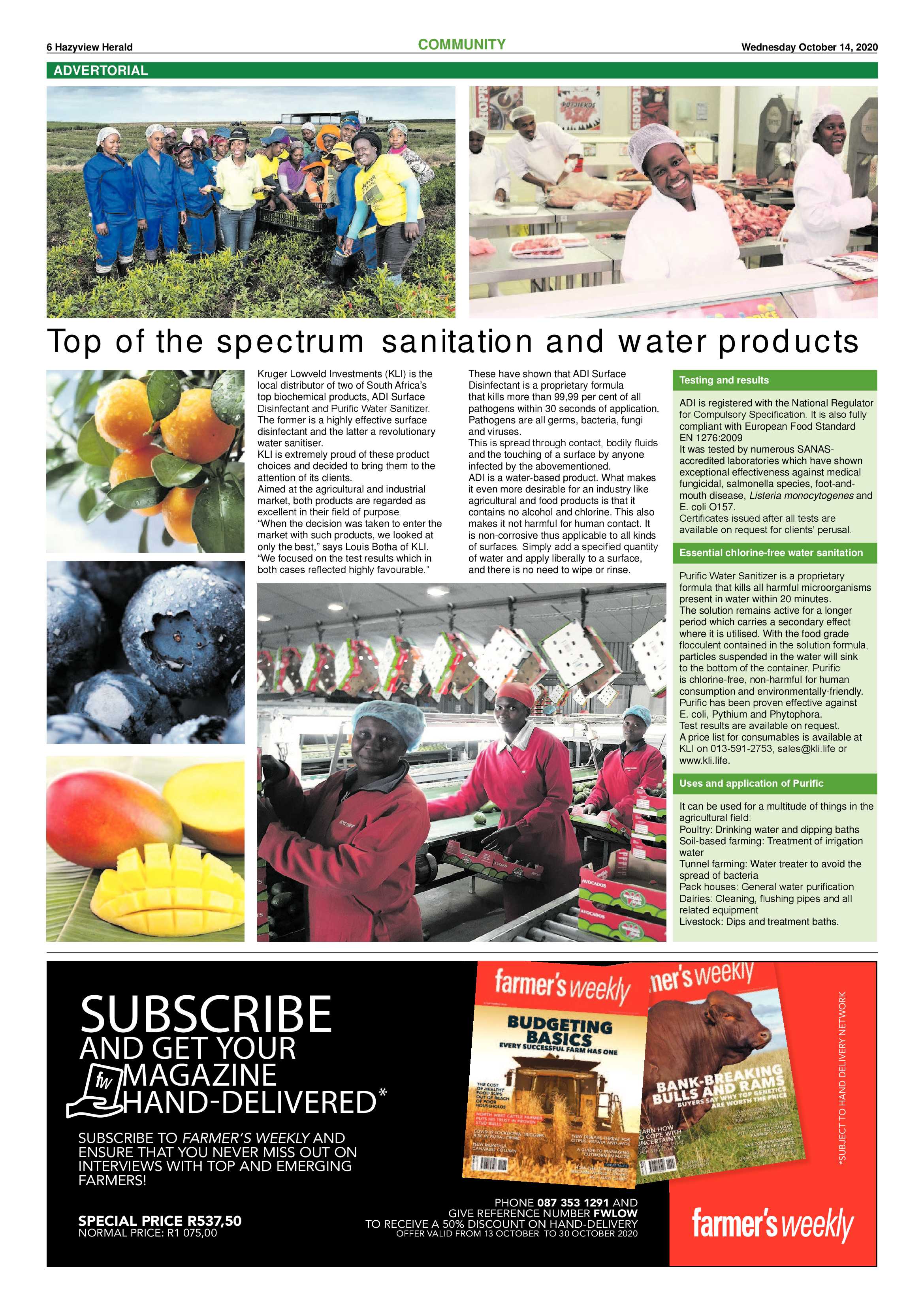 Hazyview Herald 14 October 2020 page 6