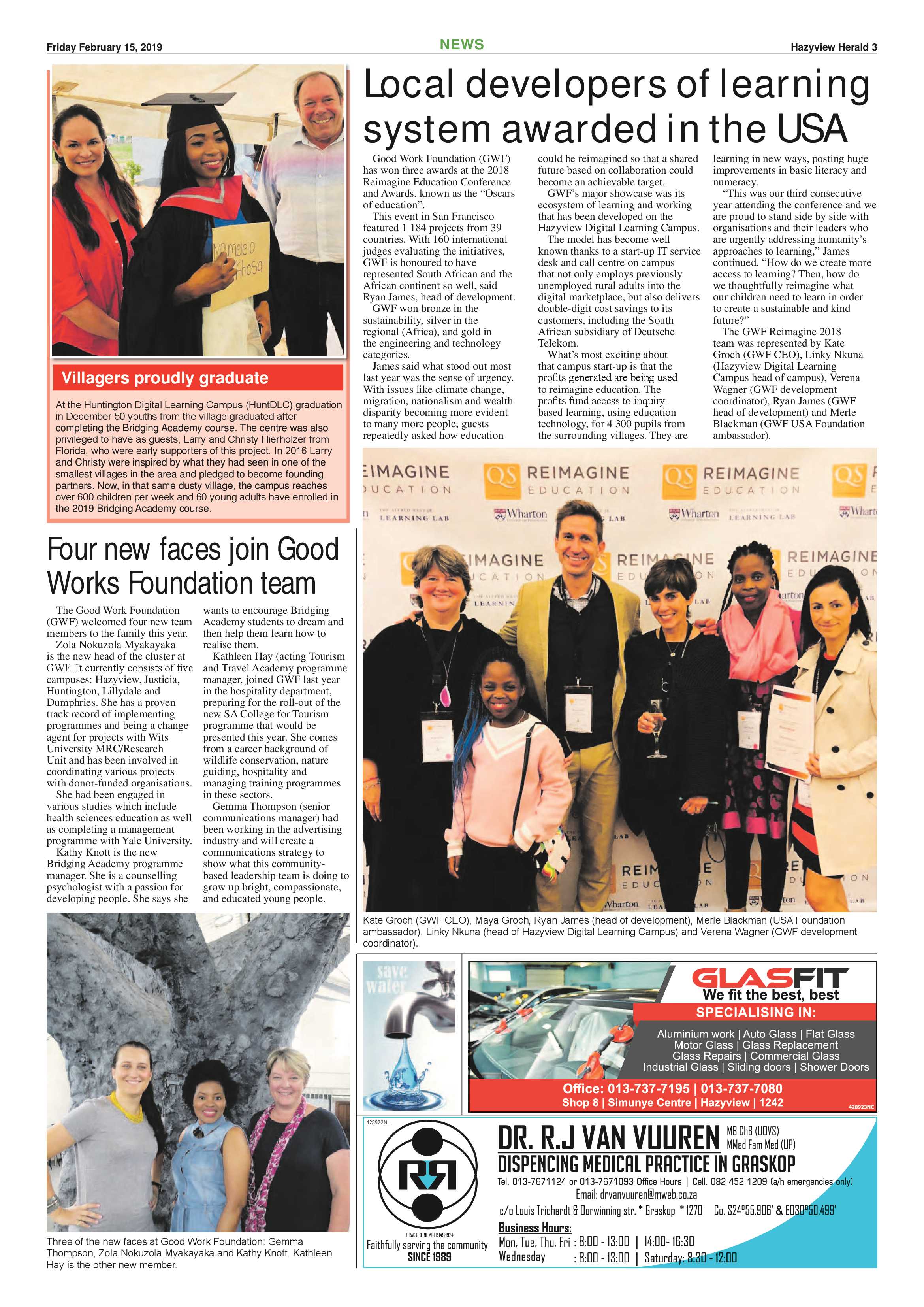Hazyview Herald 15 February 2019 page 3