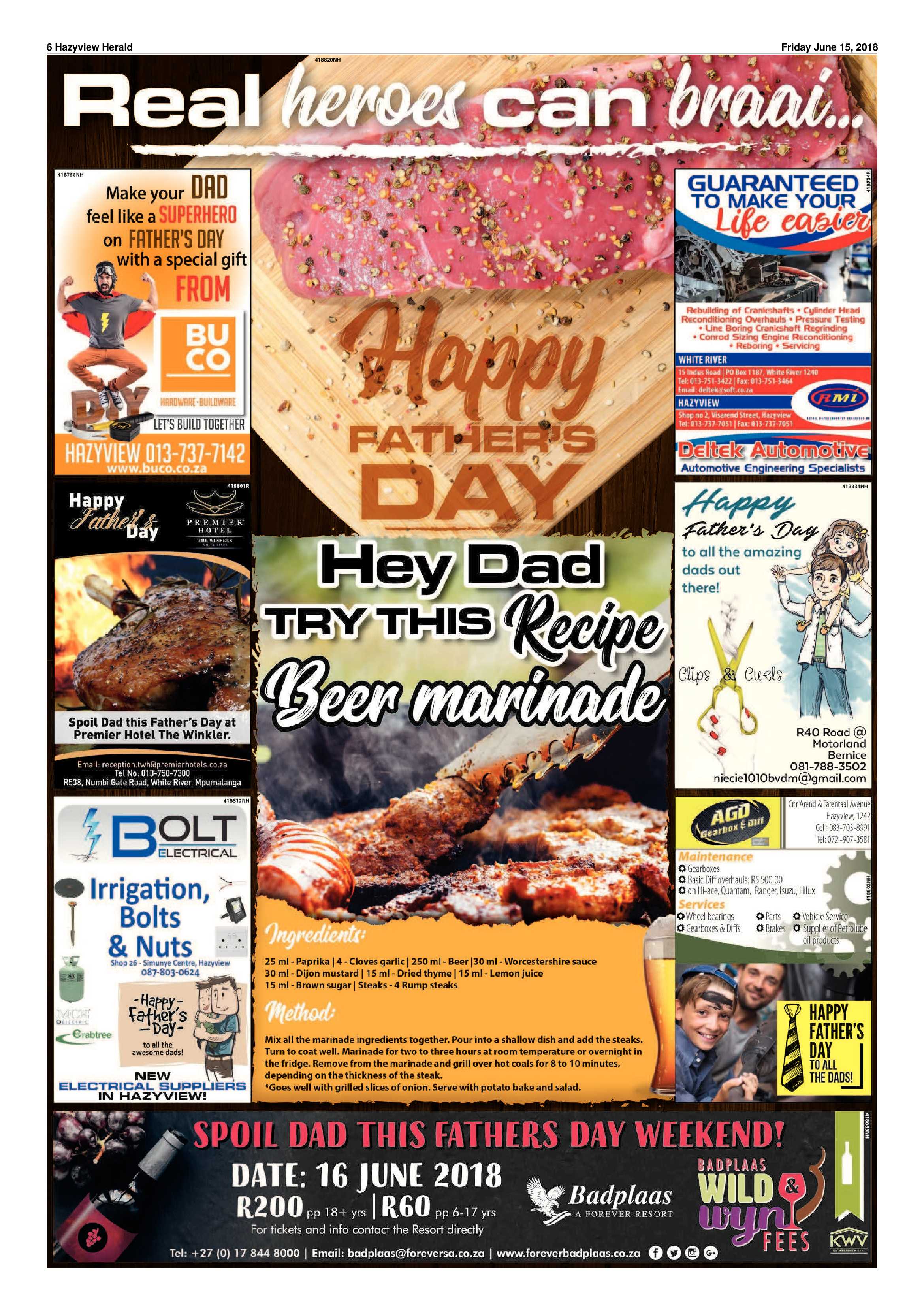 Hazyview Herald 15 June 2018 page 6