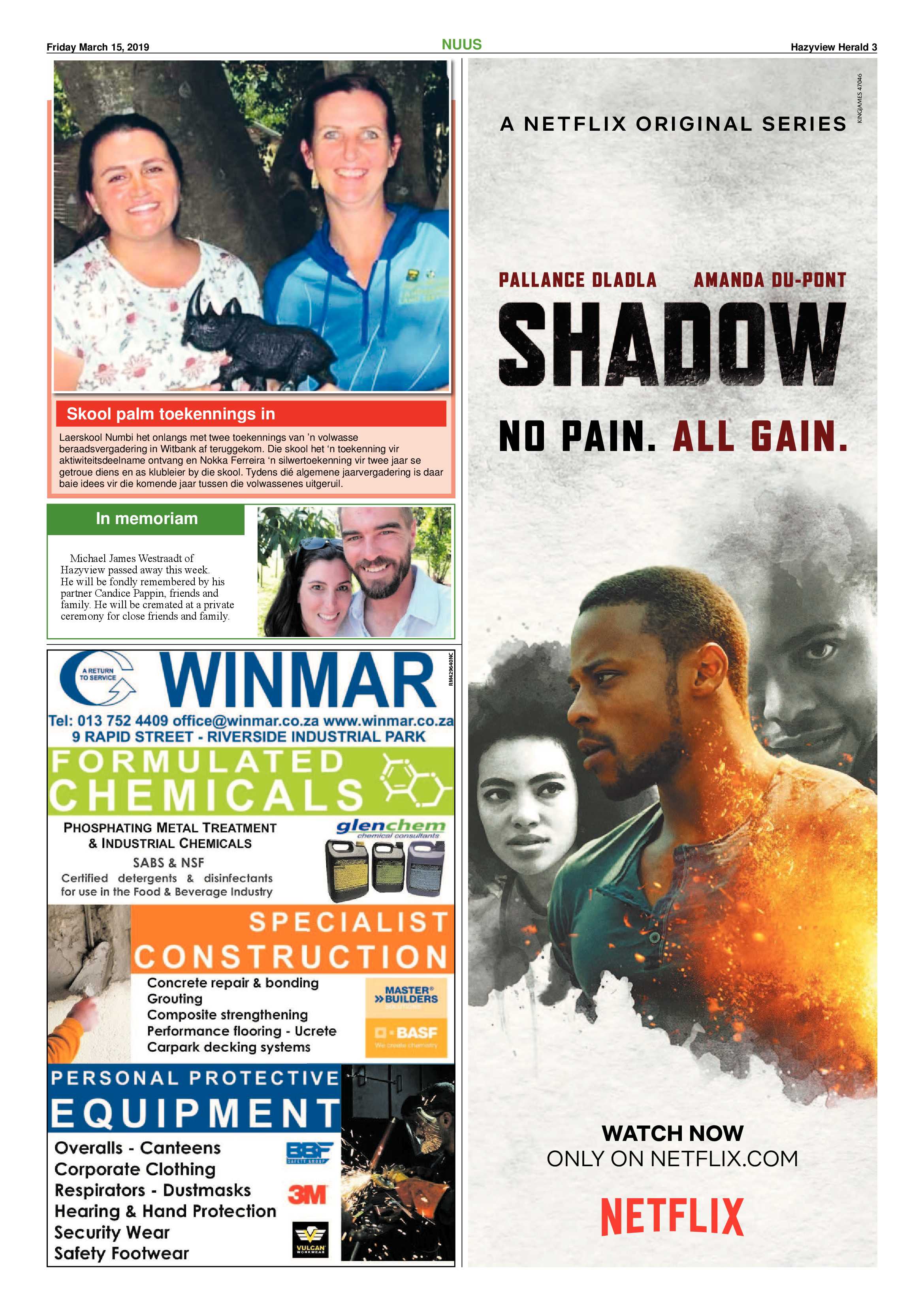 Hazyview Herald 15 March 2019 page 3