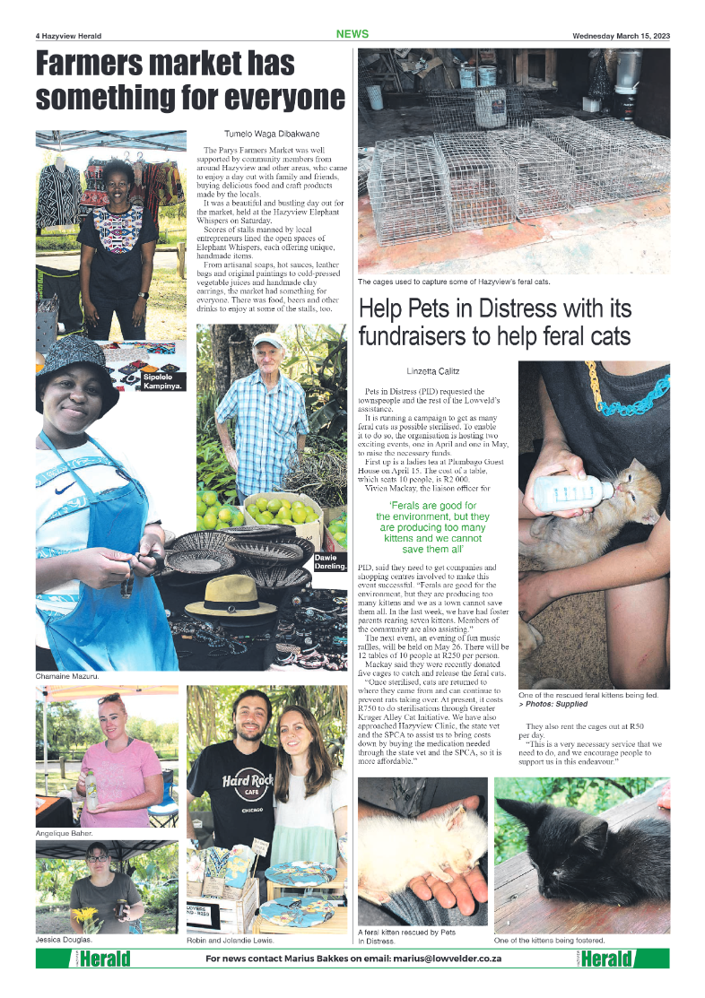 Hazyview Herald 15 March 2023 page 4