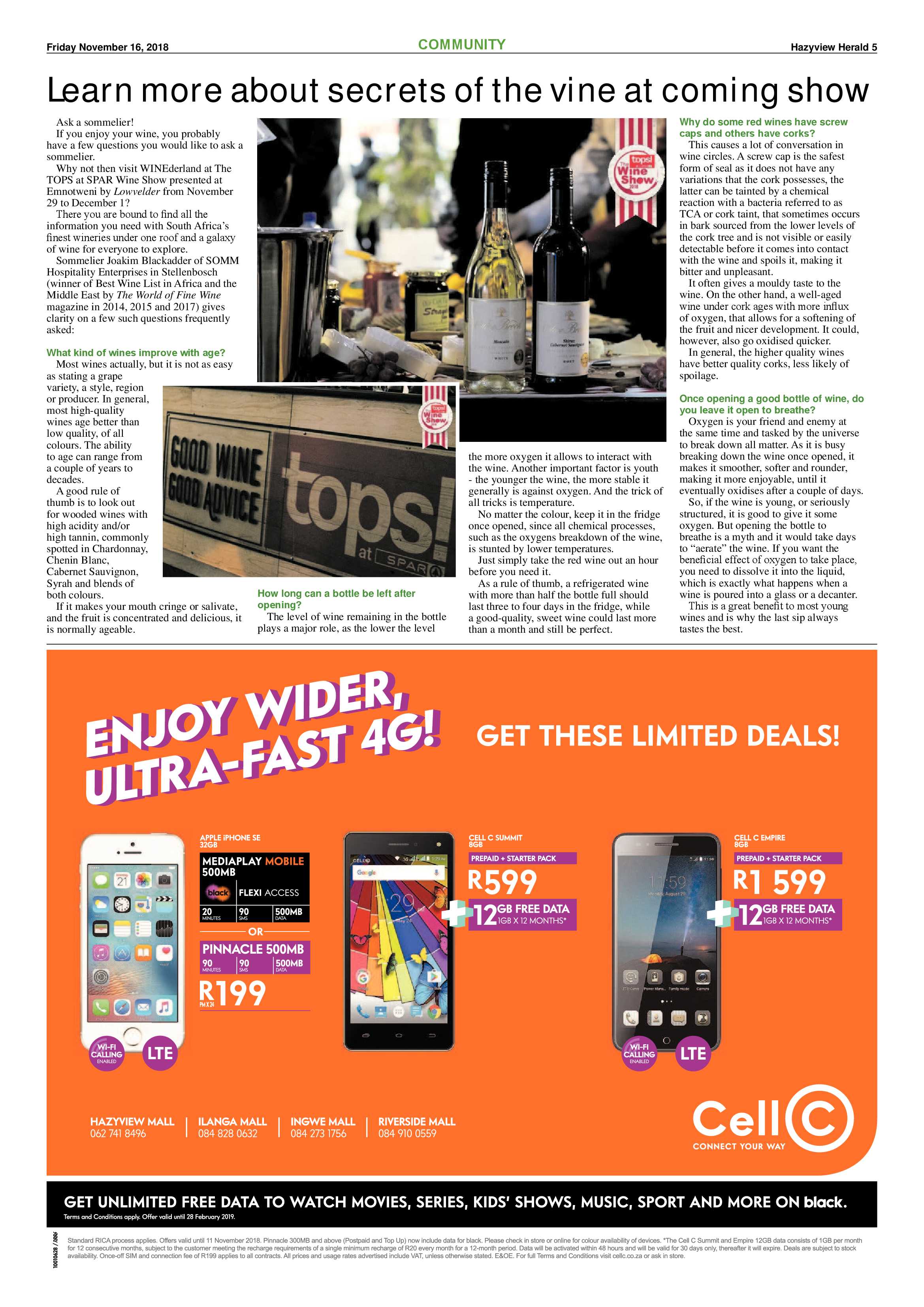 Hazyview Herald 16 November 2018 page 5
