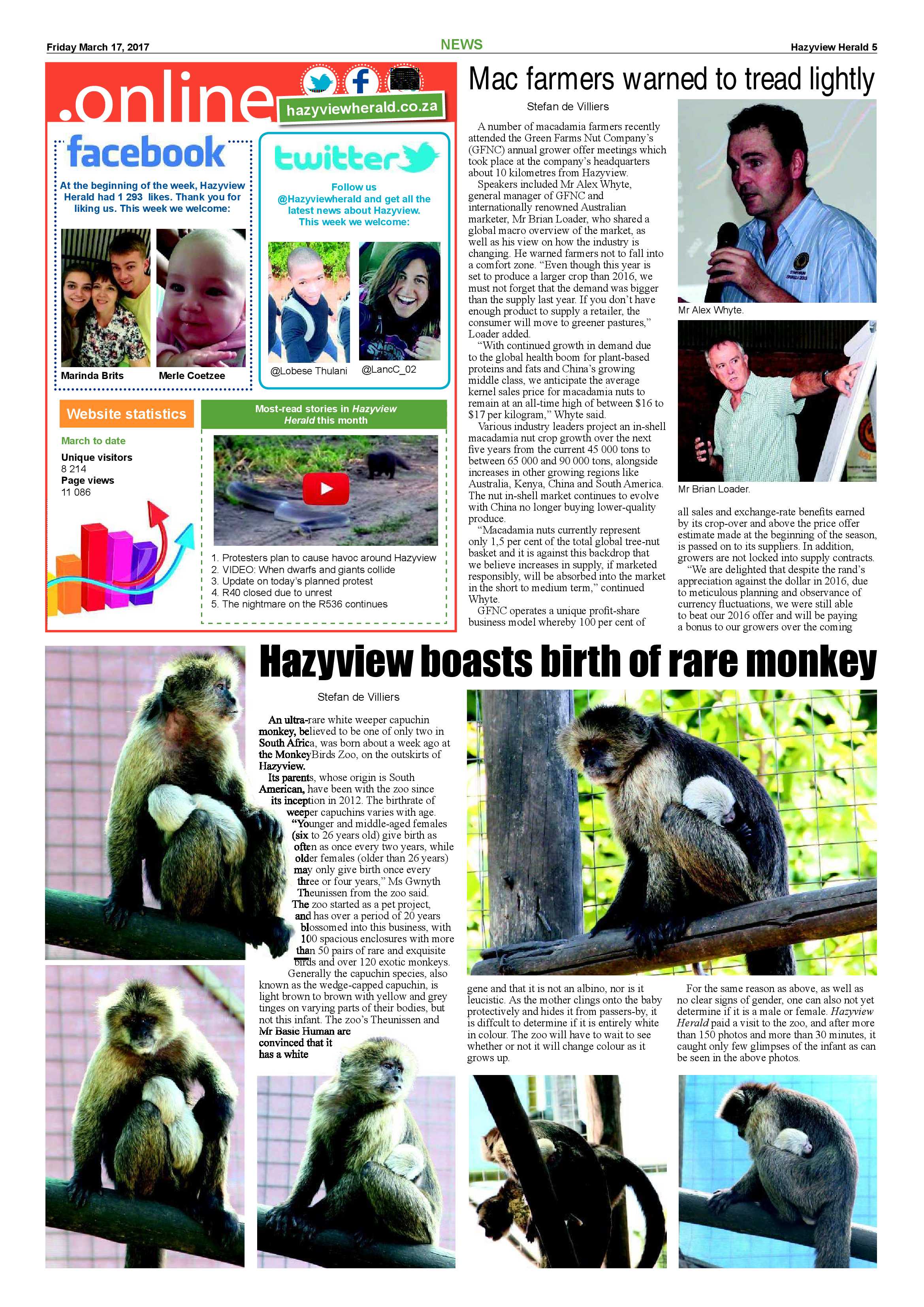 Hazyview Herald 17 March 2017 page 5