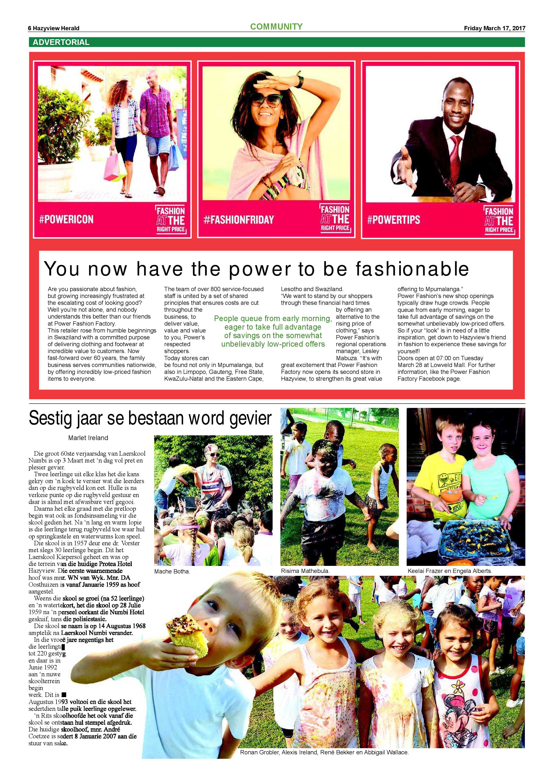 Hazyview Herald 17 March 2017 page 6