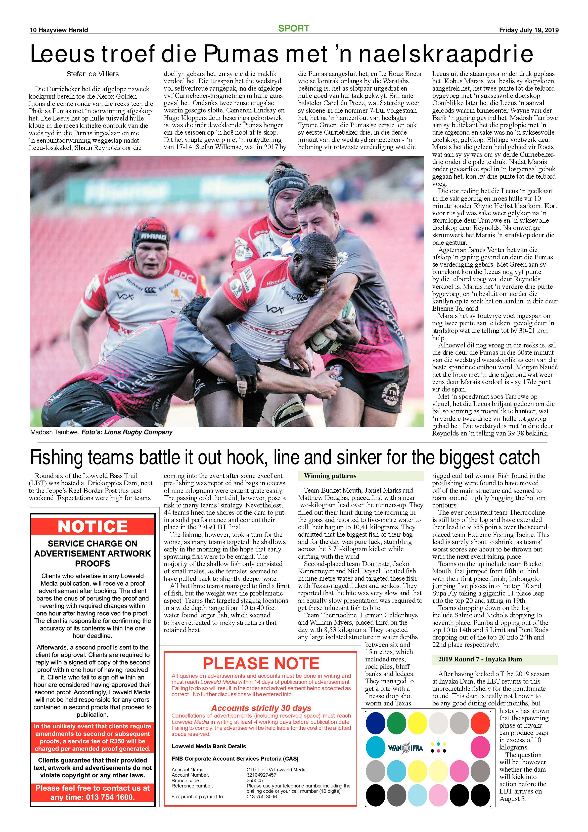 Hazyview Herald 19 July 2019 page 10