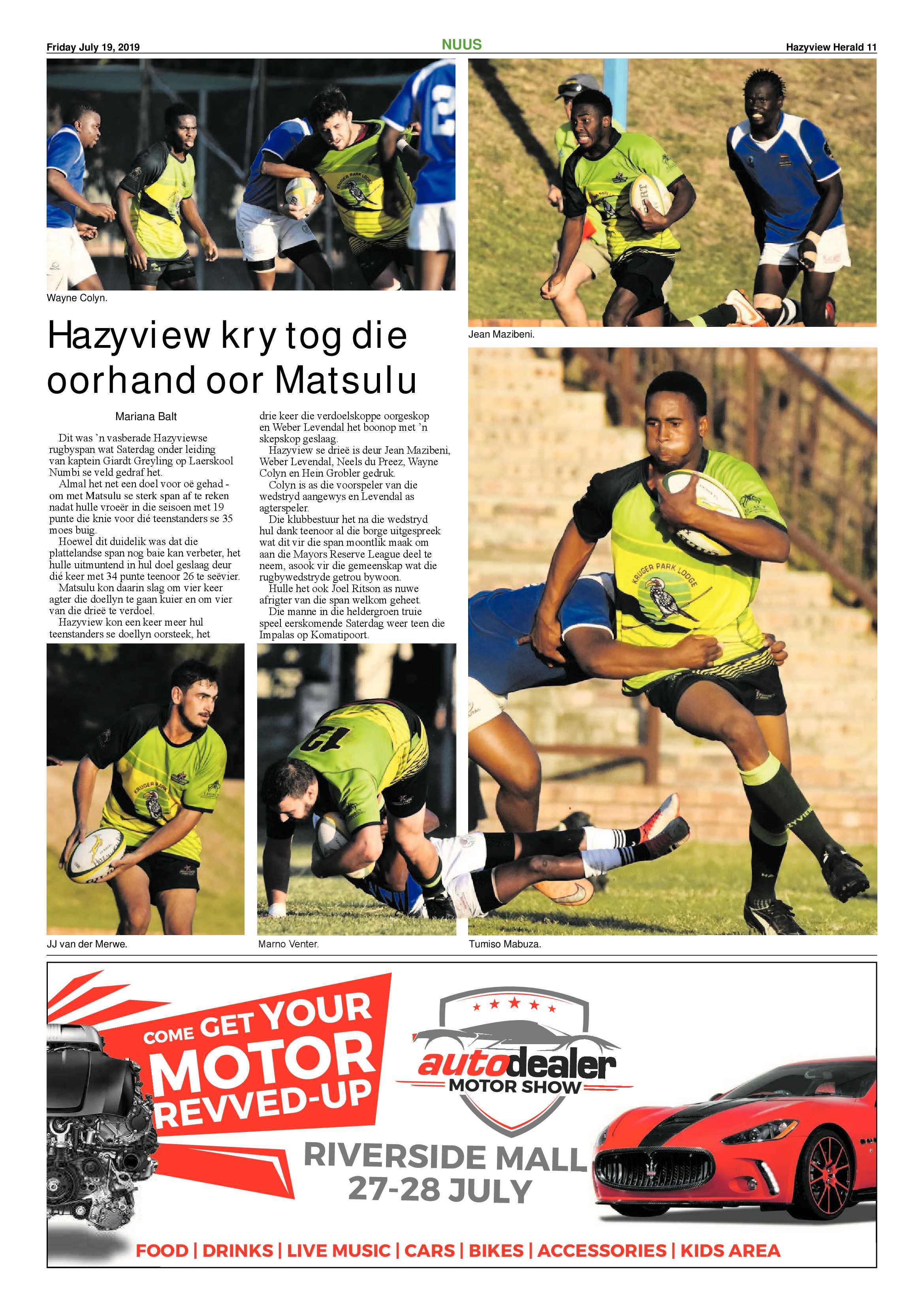 Hazyview Herald 19 July 2019 page 11