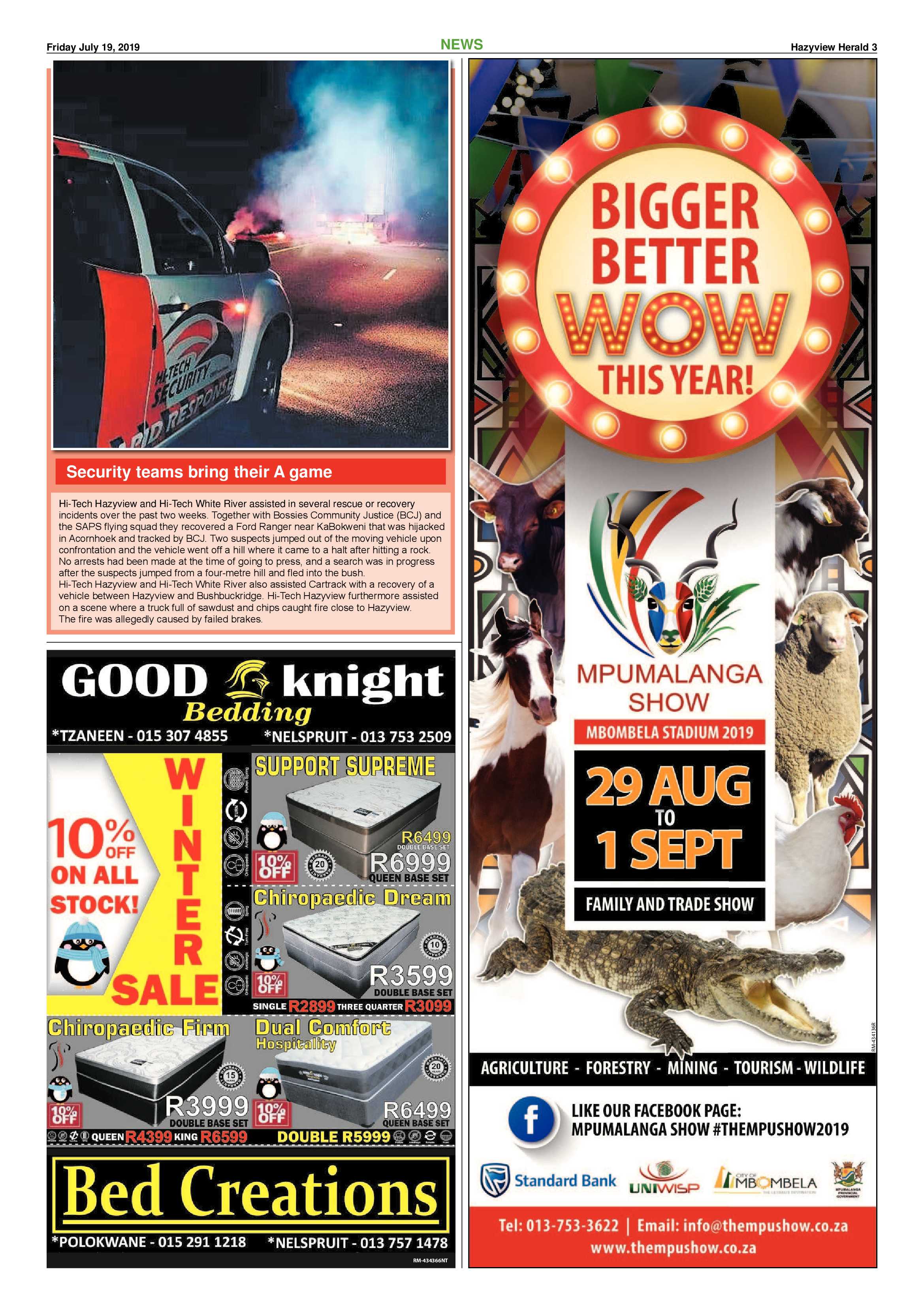 Hazyview Herald 19 July 2019 page 3