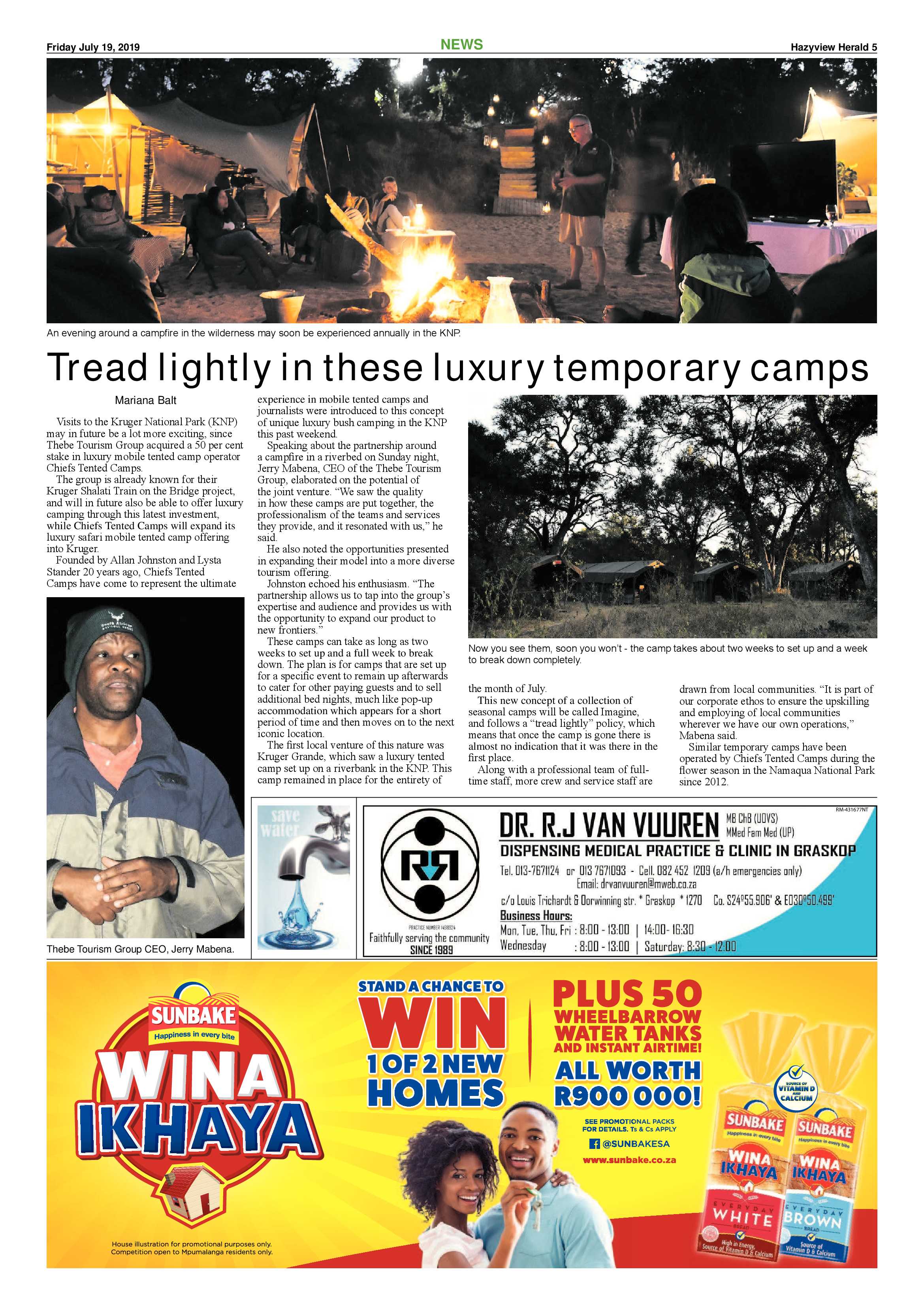 Hazyview Herald 19 July 2019 page 5