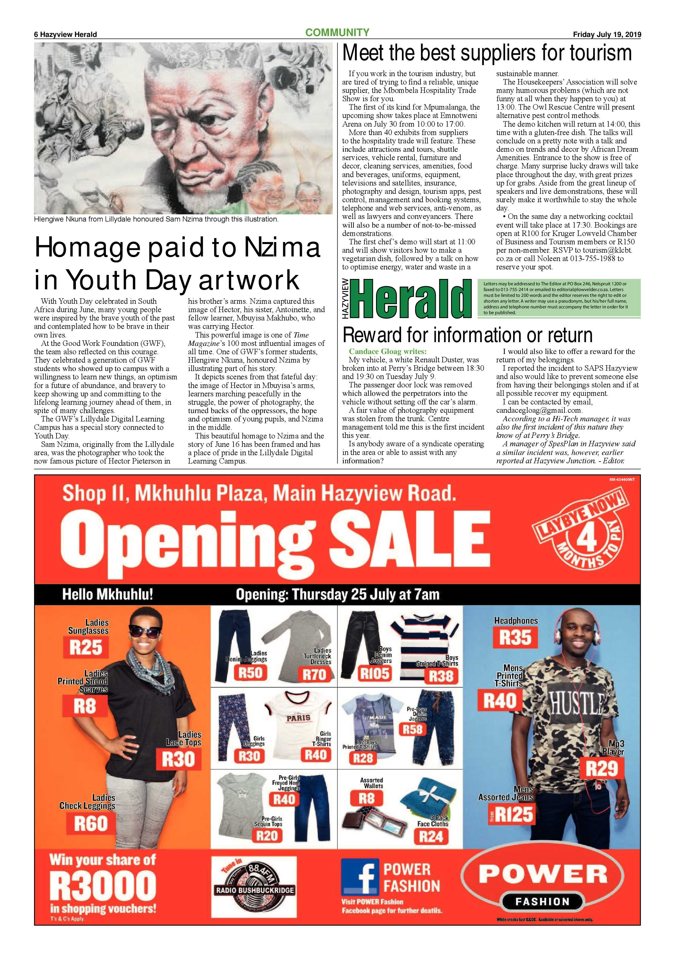 Hazyview Herald 19 July 2019 page 6