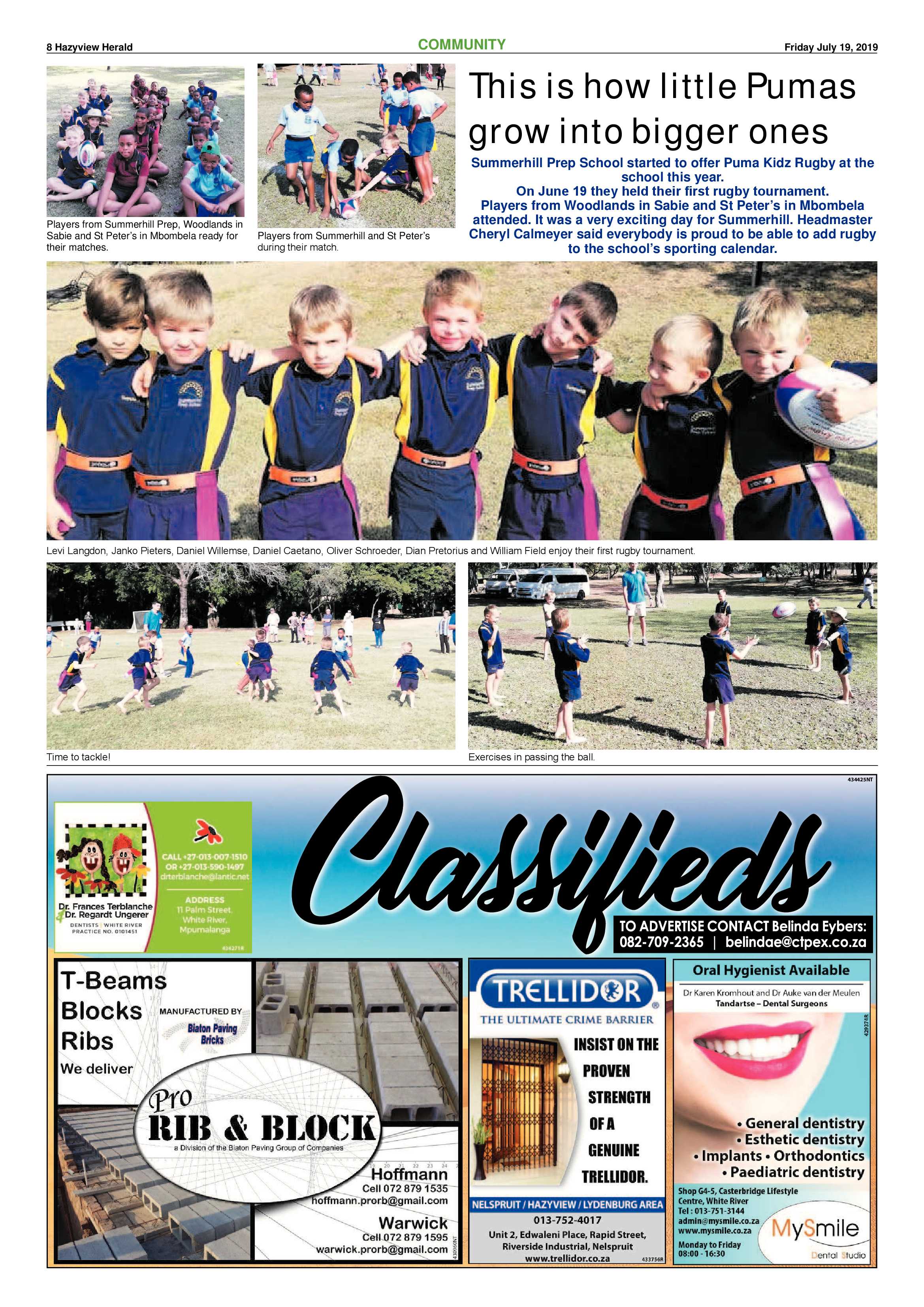 Hazyview Herald 19 July 2019 page 8