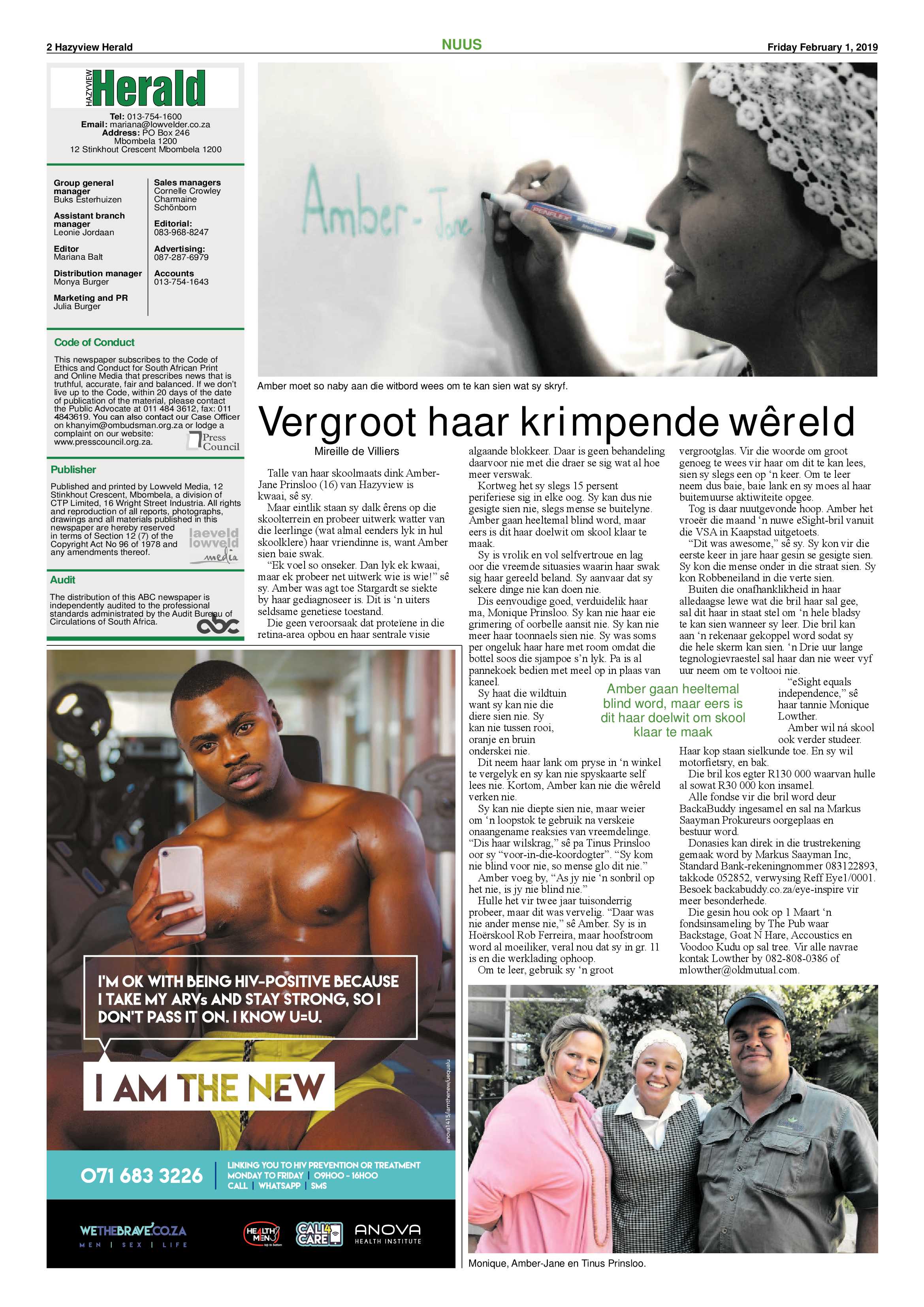 Hazyview Herald 1February 2019 page 2