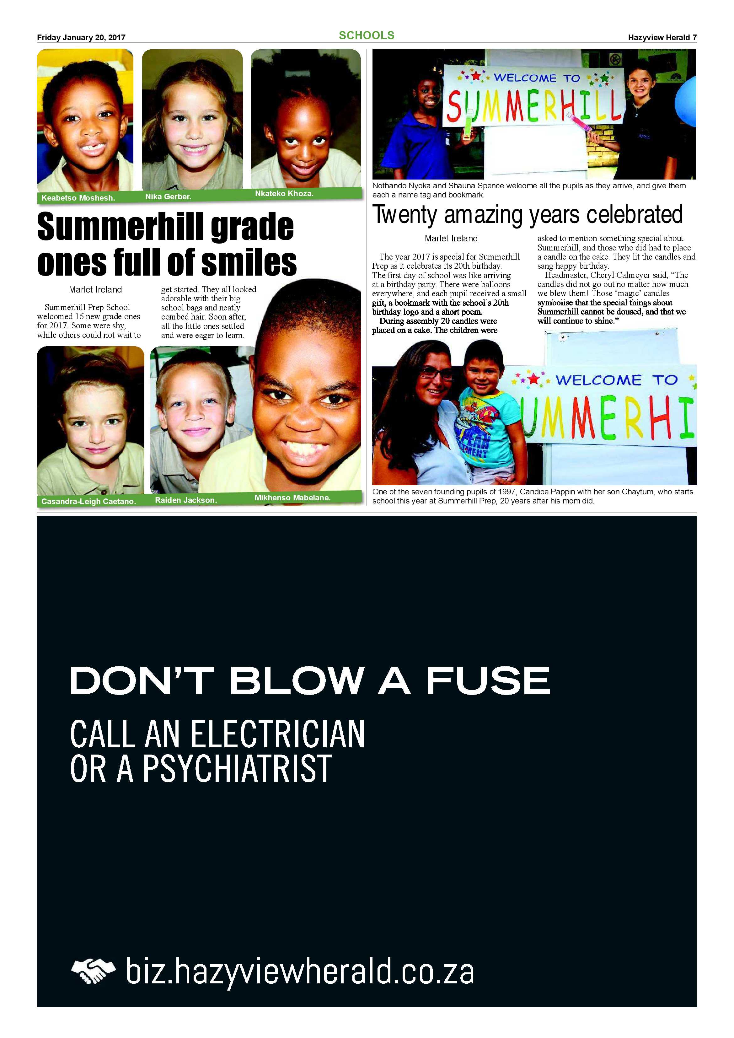 Hazyview Herald 20 January 2017 page 7