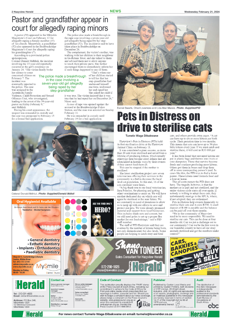 Hazyview Herald 21 February 2024 page 2