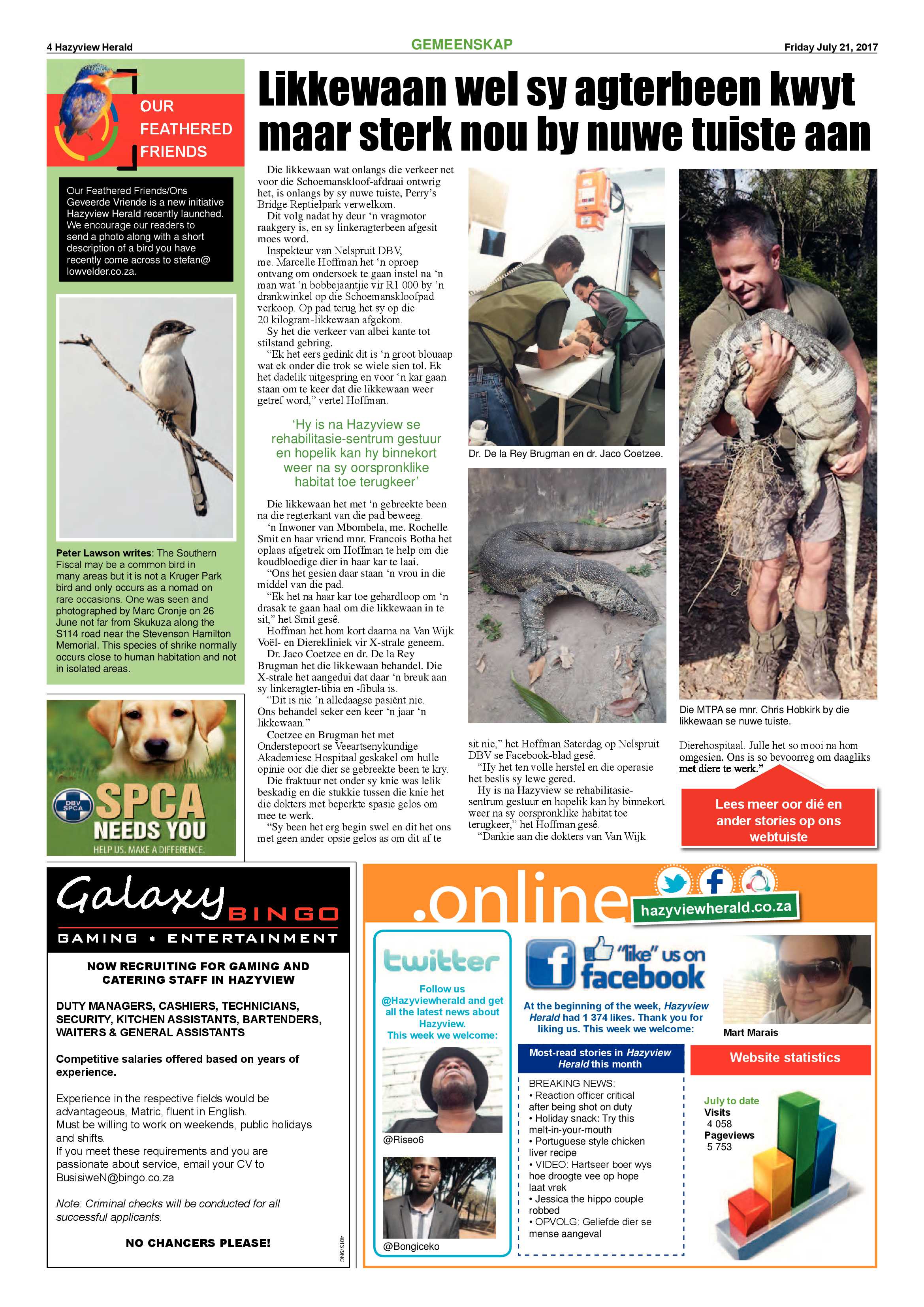 Hazyview Herald 21 July 2017 page 4