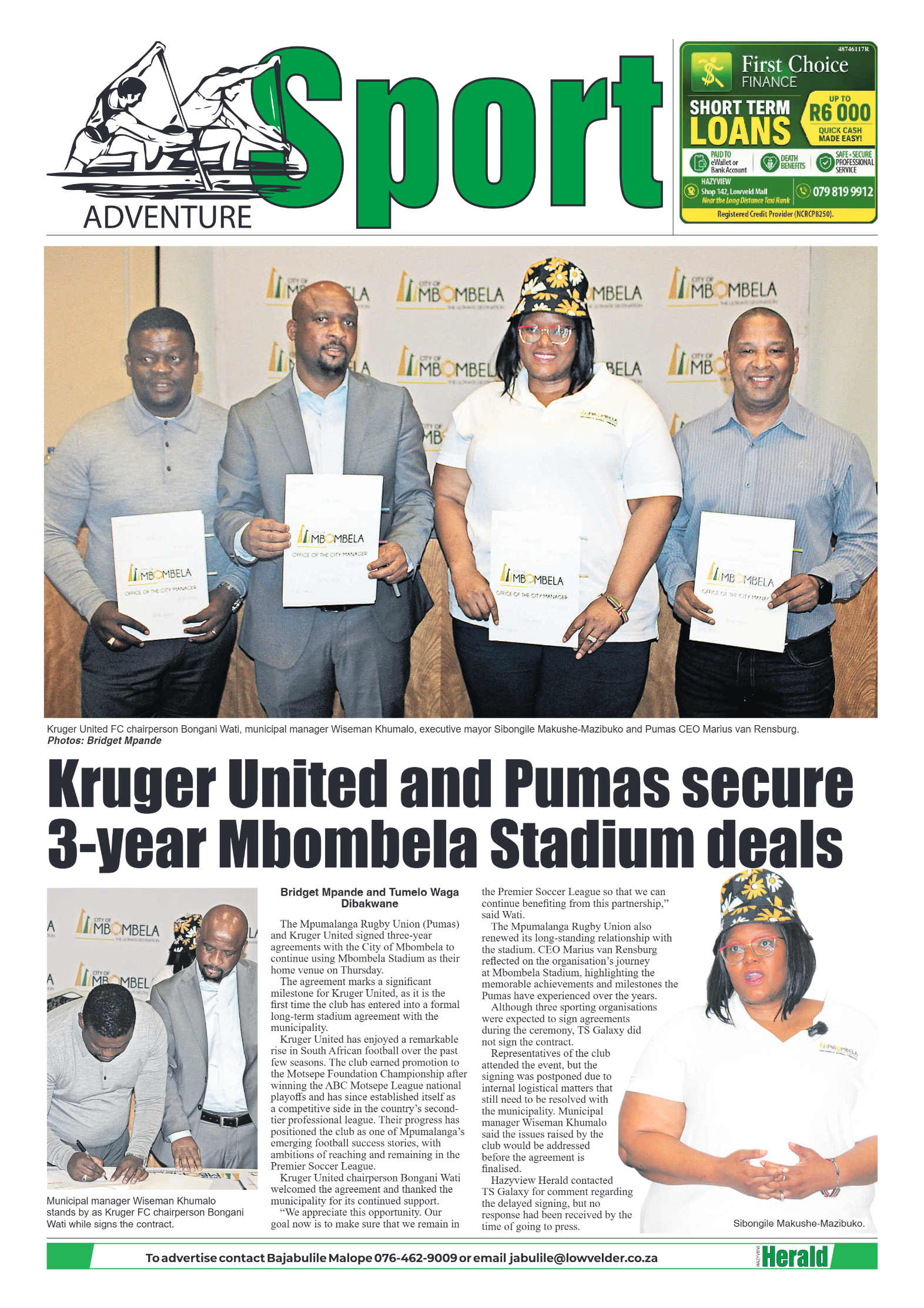 Hazyview Herald 22 July 2026 page 8