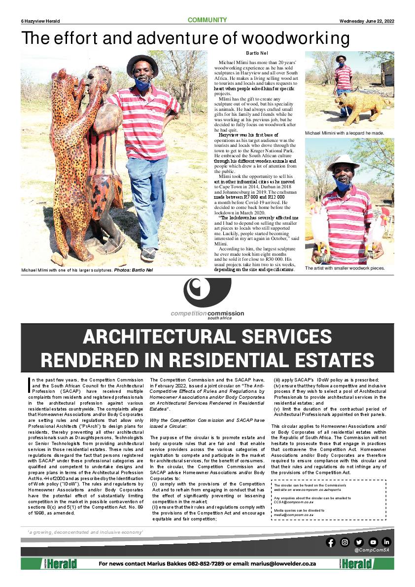 Hazyview Herald 22 June 2022 page 6