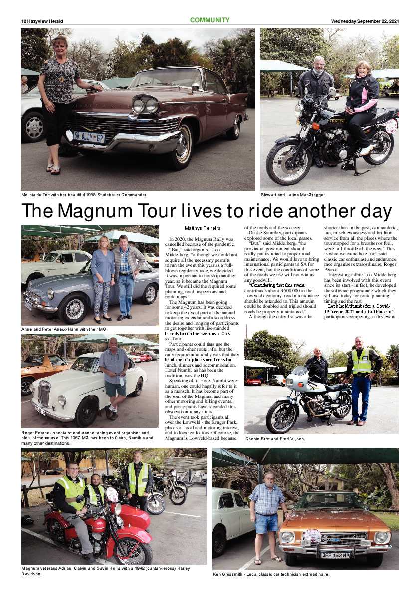 Hazyview Herald 22 September 2021 page 10