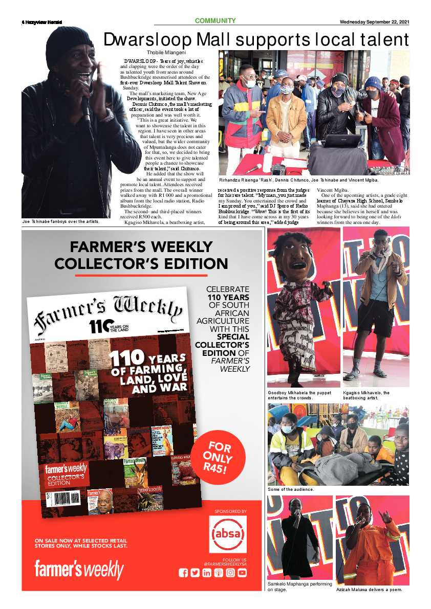 Hazyview Herald 22 September 2021 page 4