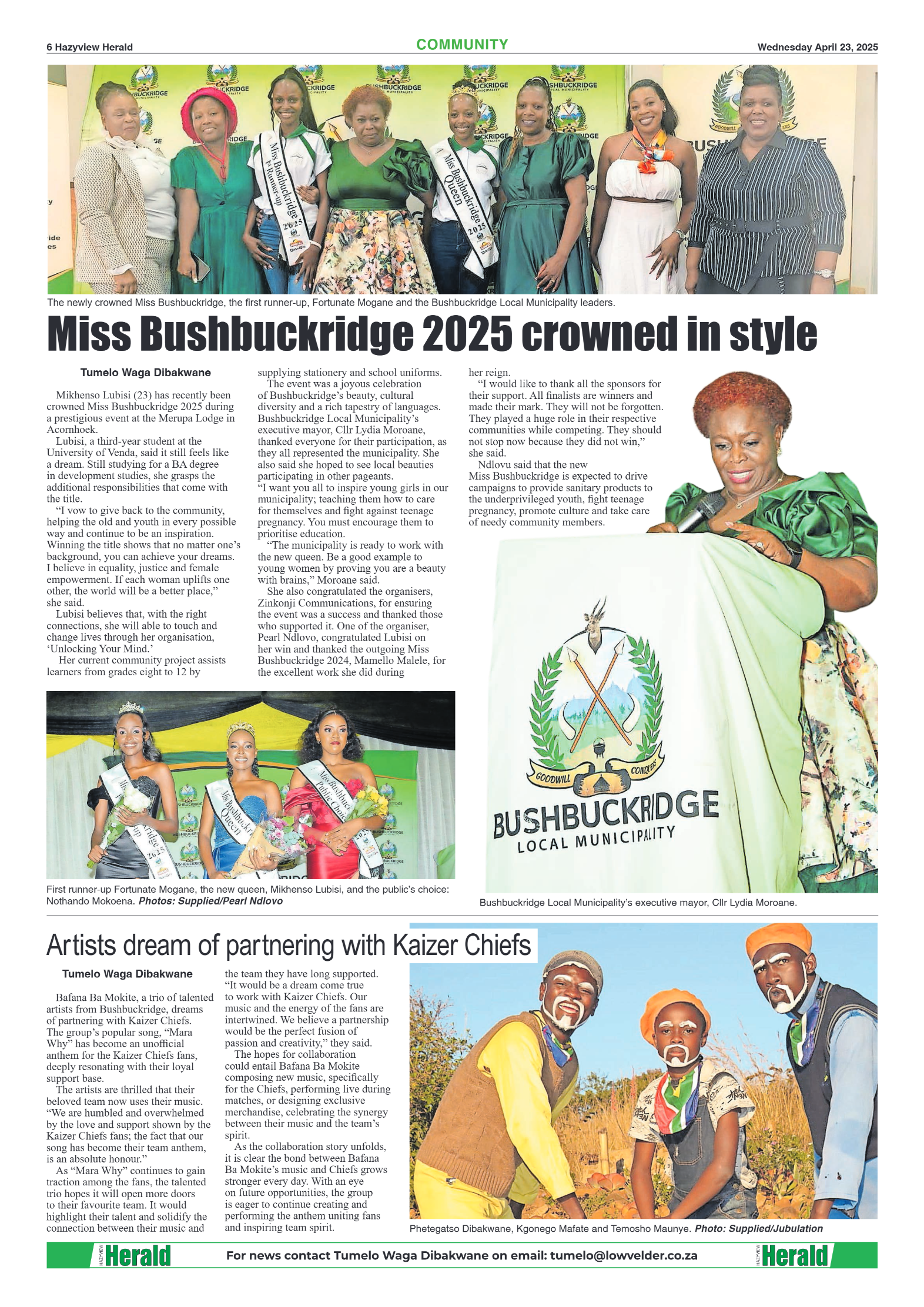 Hazyview Herald 23 April 2025 page 6