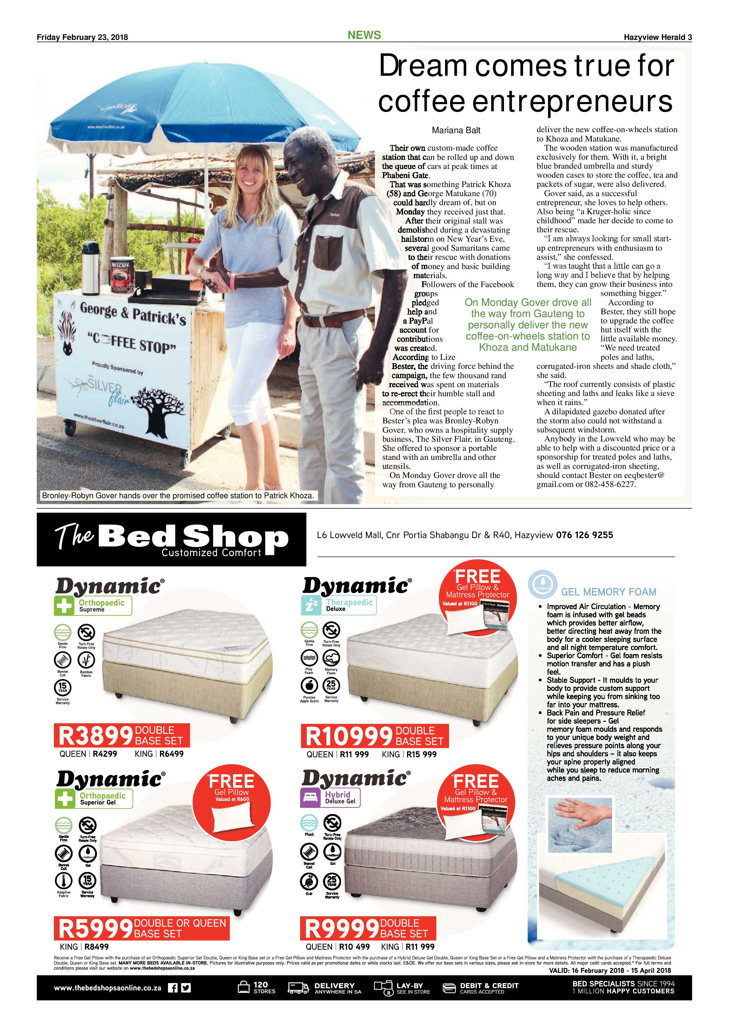 Hazyview Herald 23 February 2018 page 3