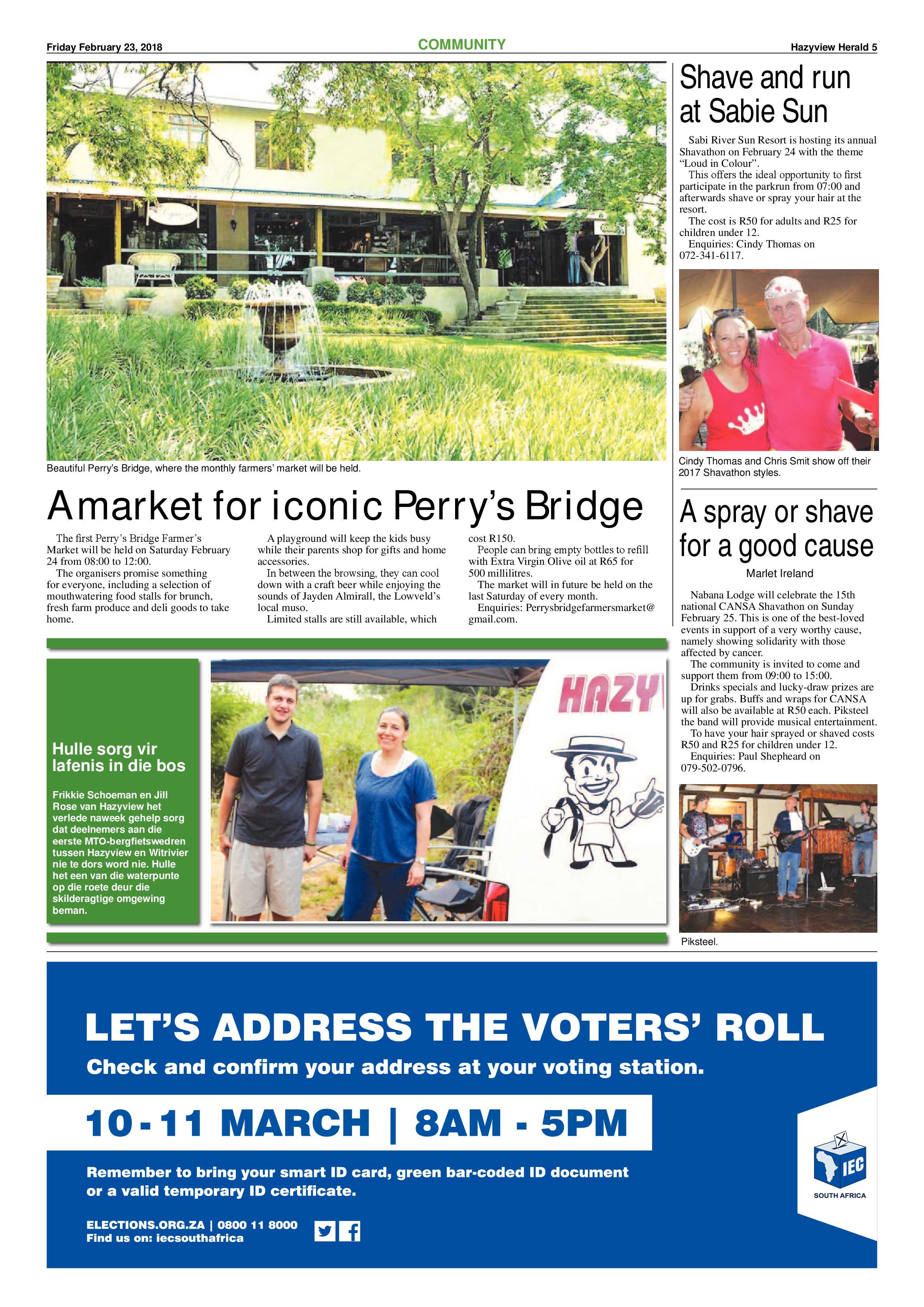 Hazyview Herald 23 February 2018 page 5