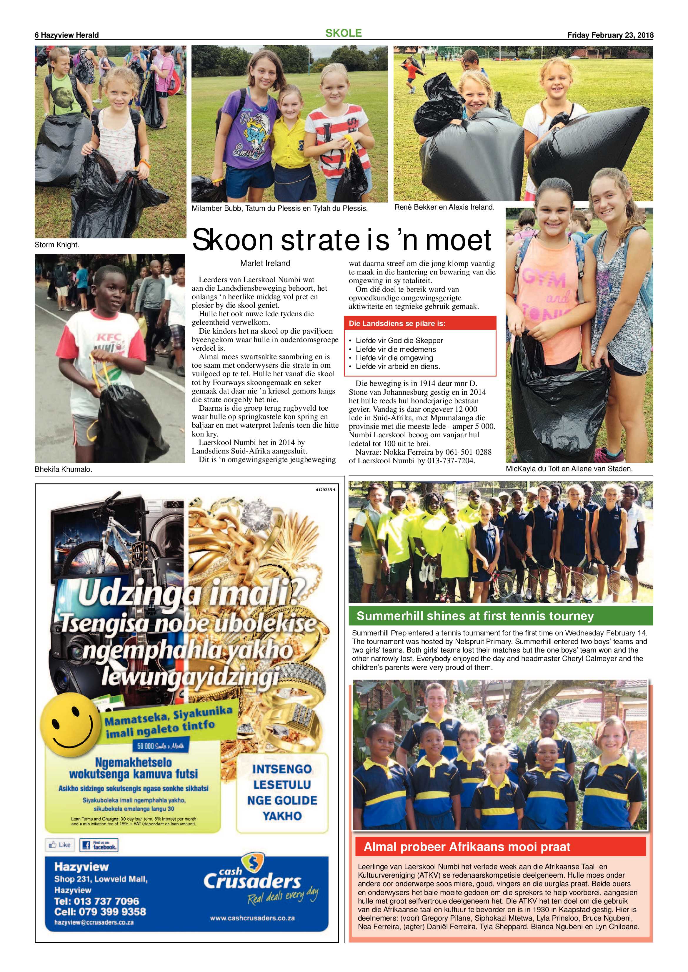Hazyview Herald 23 February 2018 page 6