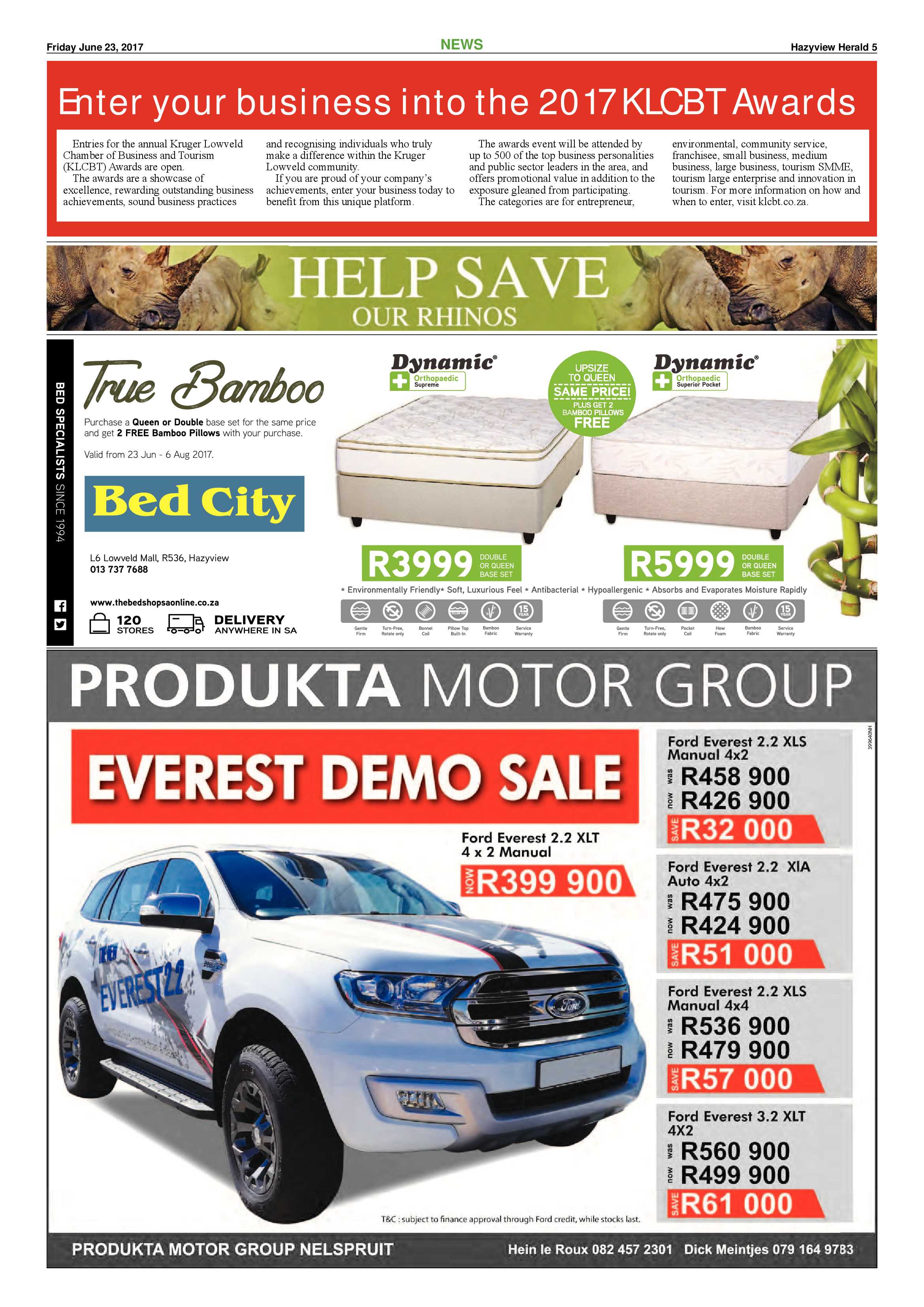 Hazyview Herald 23 June 2017 page 5