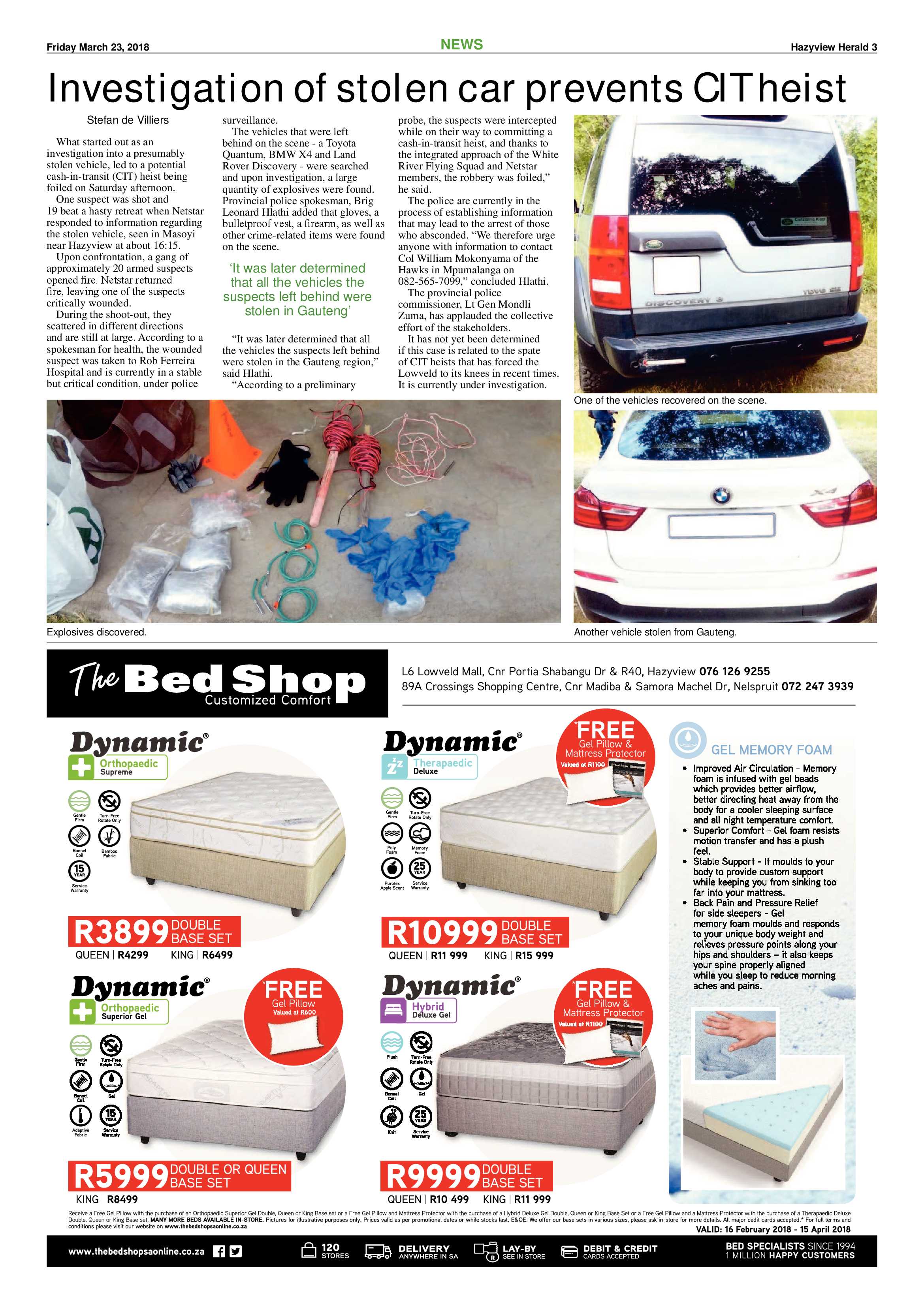 Hazyview Herald 23 March 2018 page 3