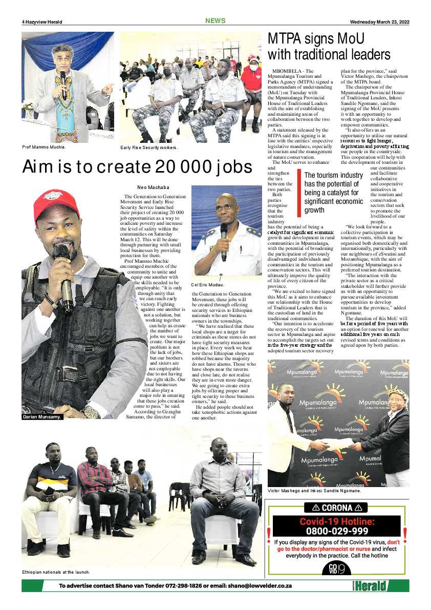 Hazyview Herald 23 March 2022 page 4