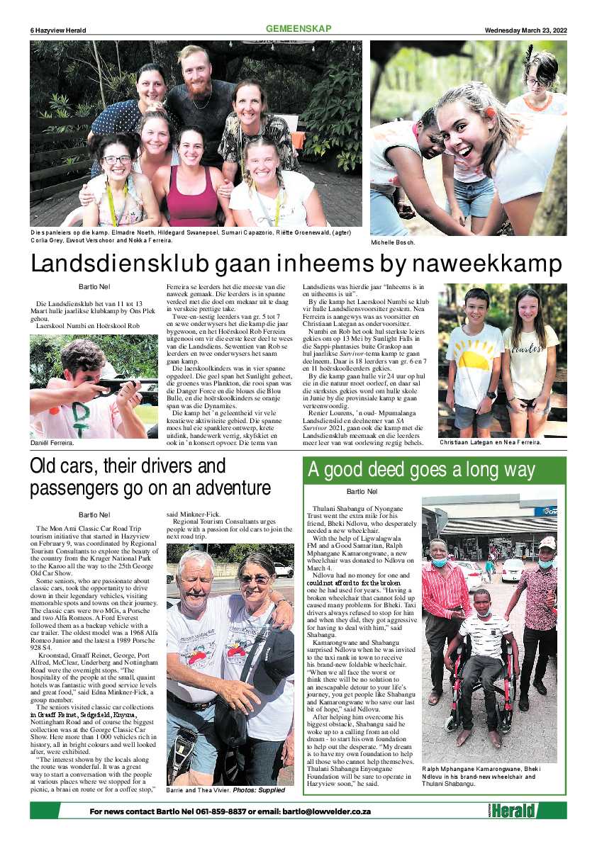 Hazyview Herald 23 March 2022 page 6