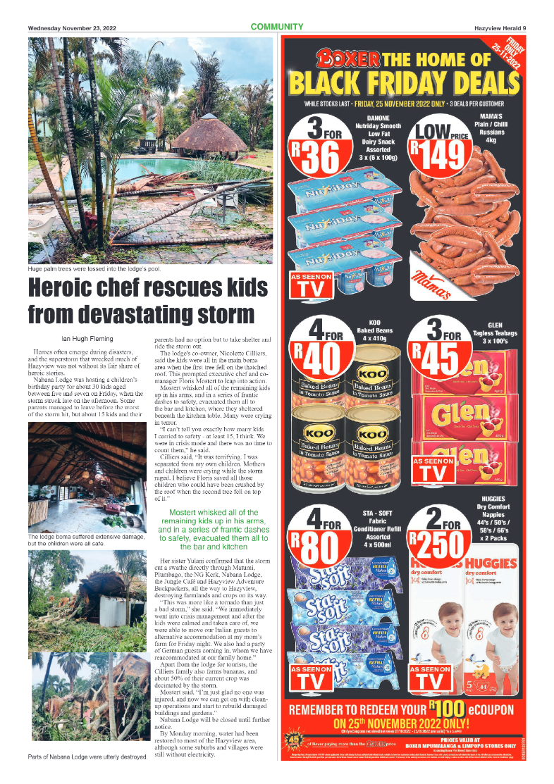 Hazyview Herald 23 November 2022 page 9