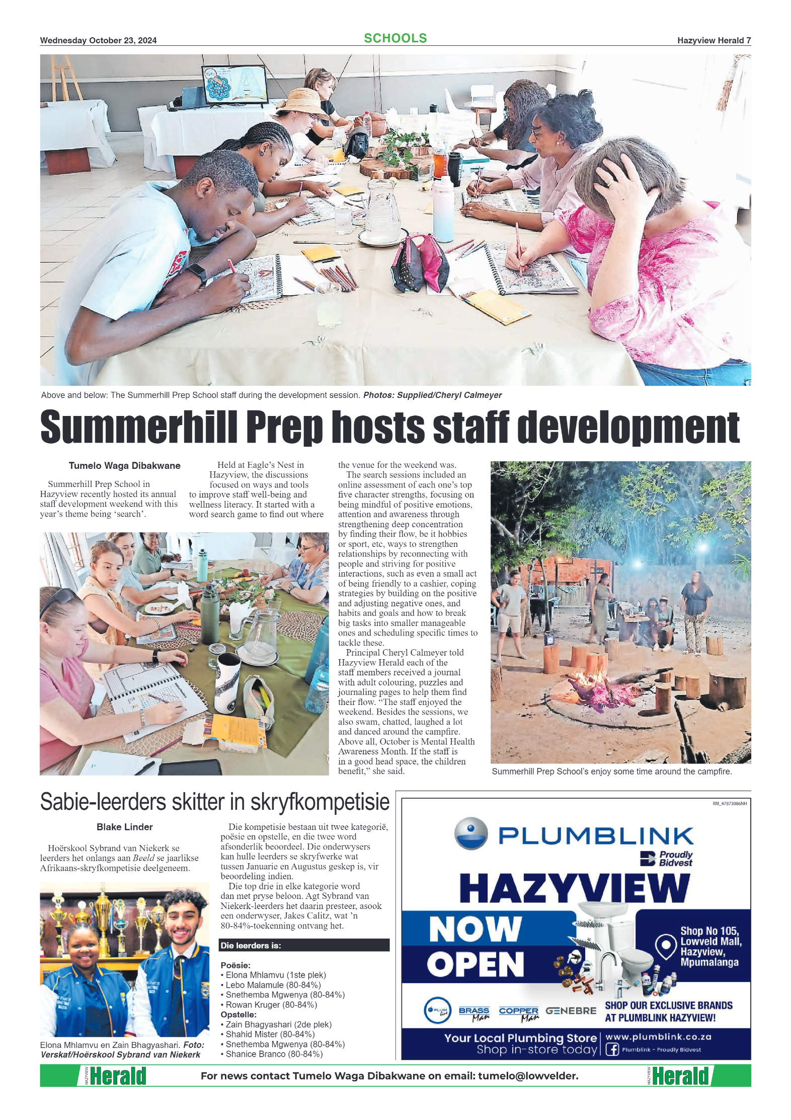 Hazyview Herald 23 October 2024 page 7