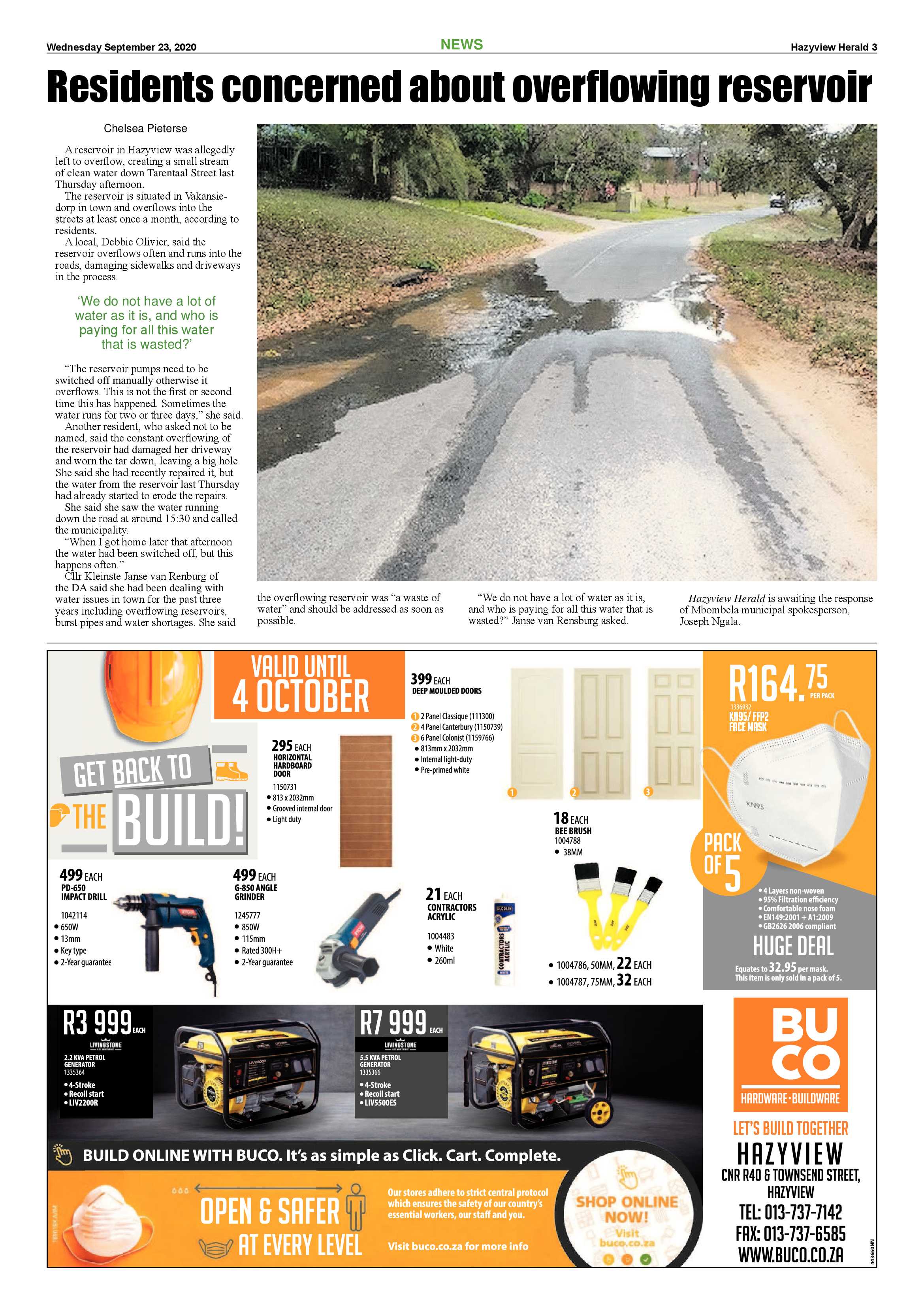 Hazyview Herald 23 September 2020 page 3