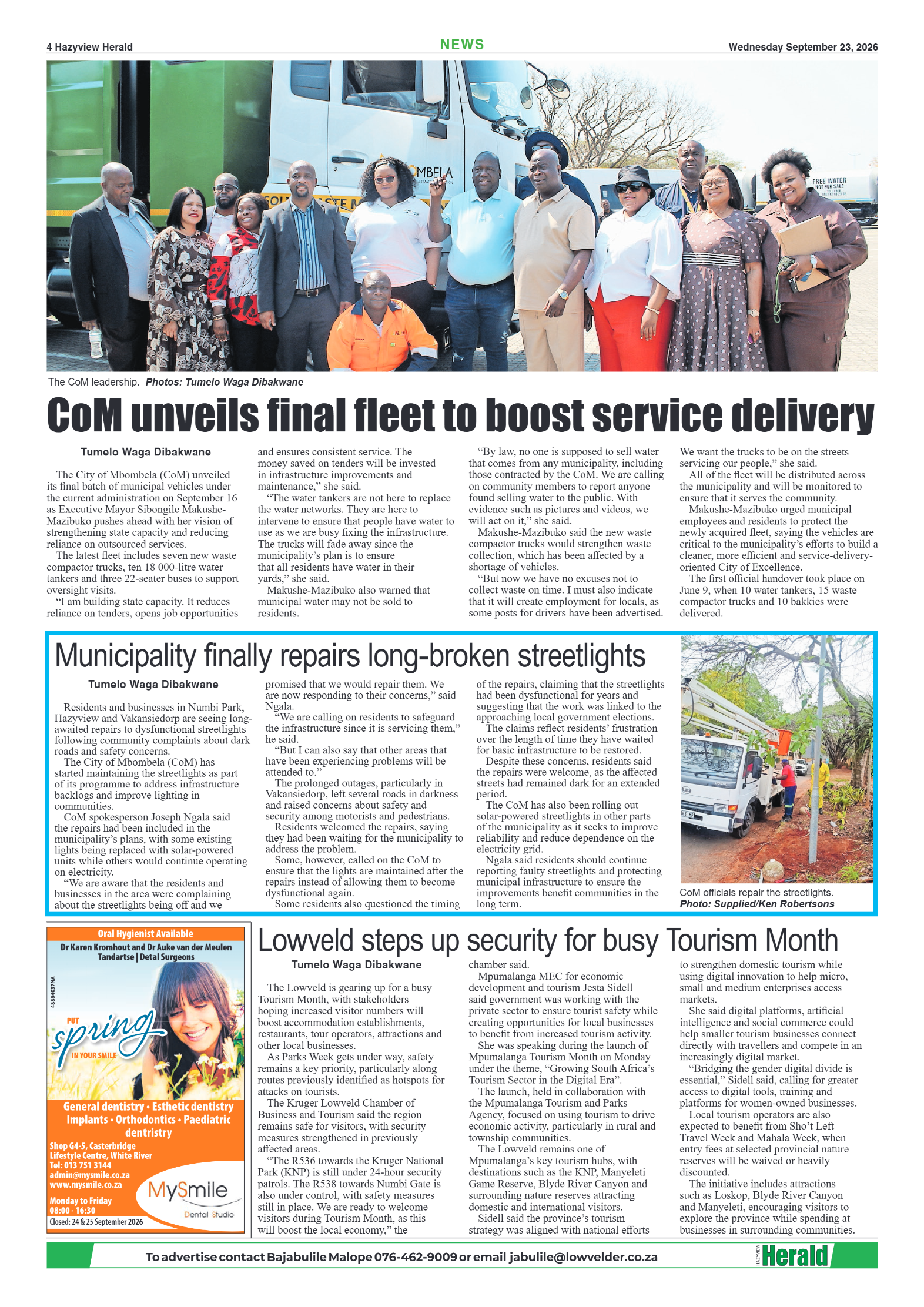 Hazyview Herald 23 September 2026 page 4