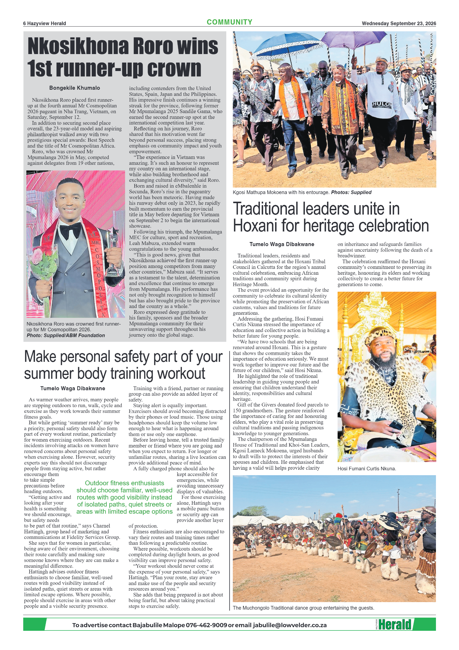Hazyview Herald 23 September 2026 page 6