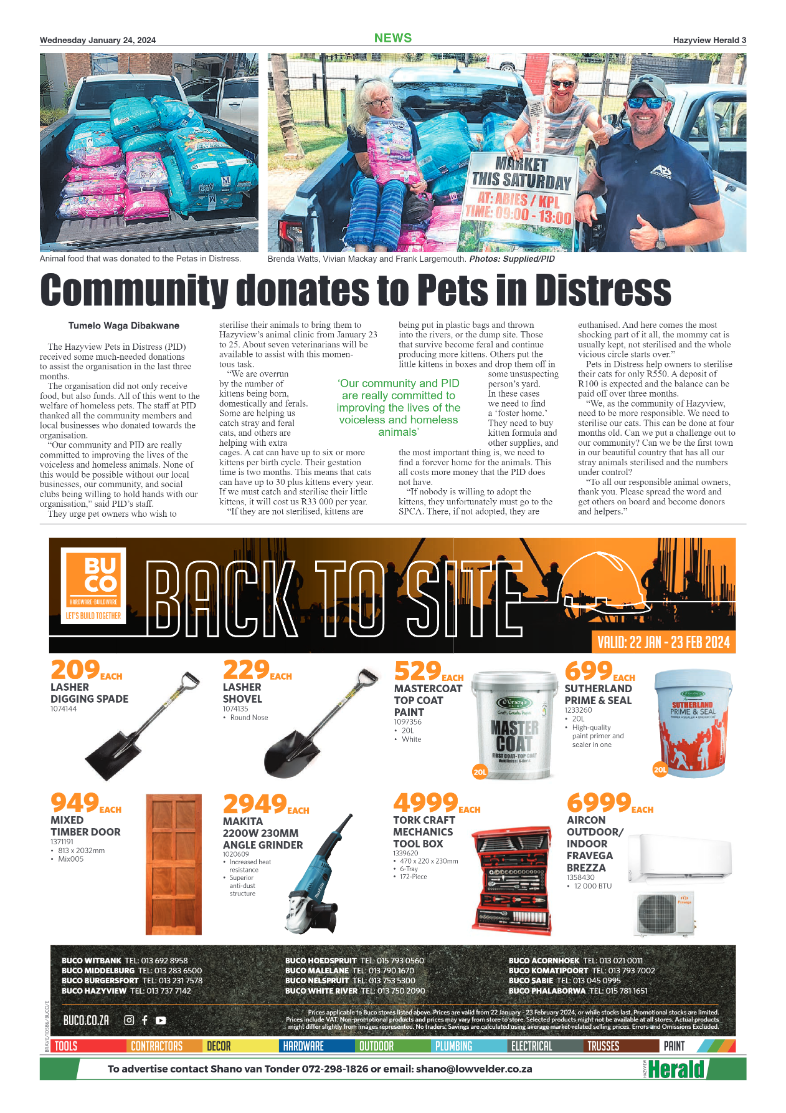 Hazyview Herald 24 January 2024 page 3
