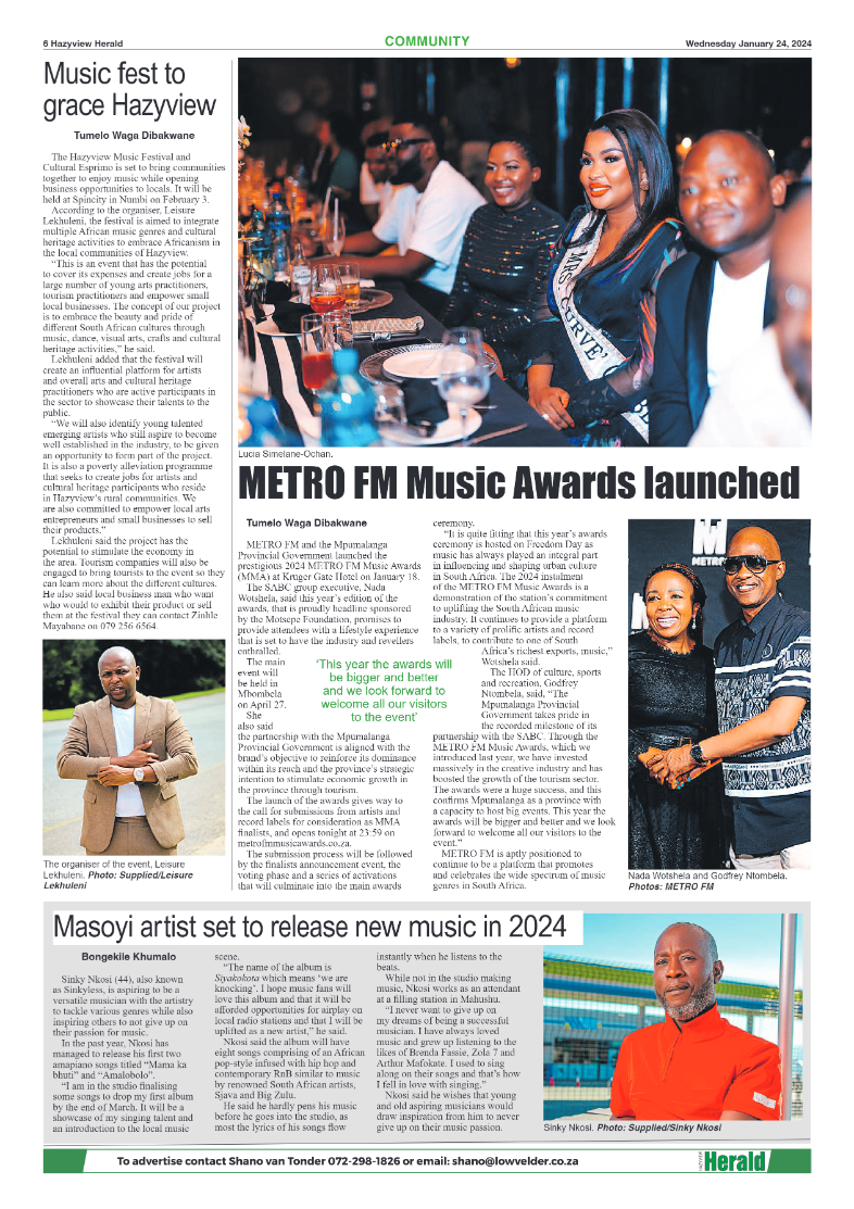Hazyview Herald 24 January 2024 page 6