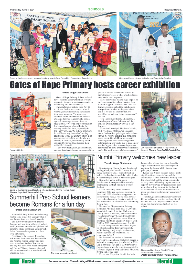 Hazyview Herald 24 July 2024 page 7